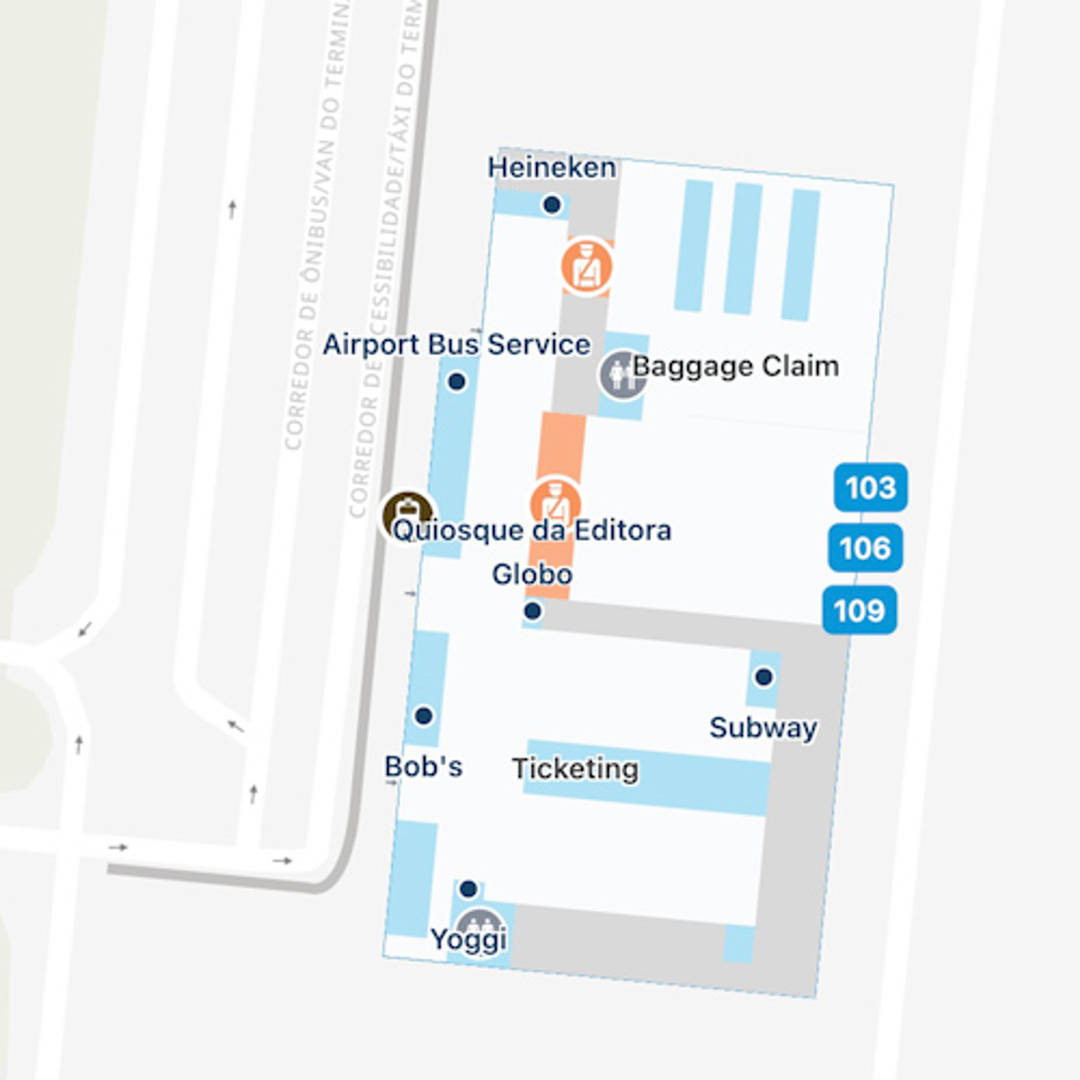 Sao Paulo Airport Map Guide To GRU S Terminals