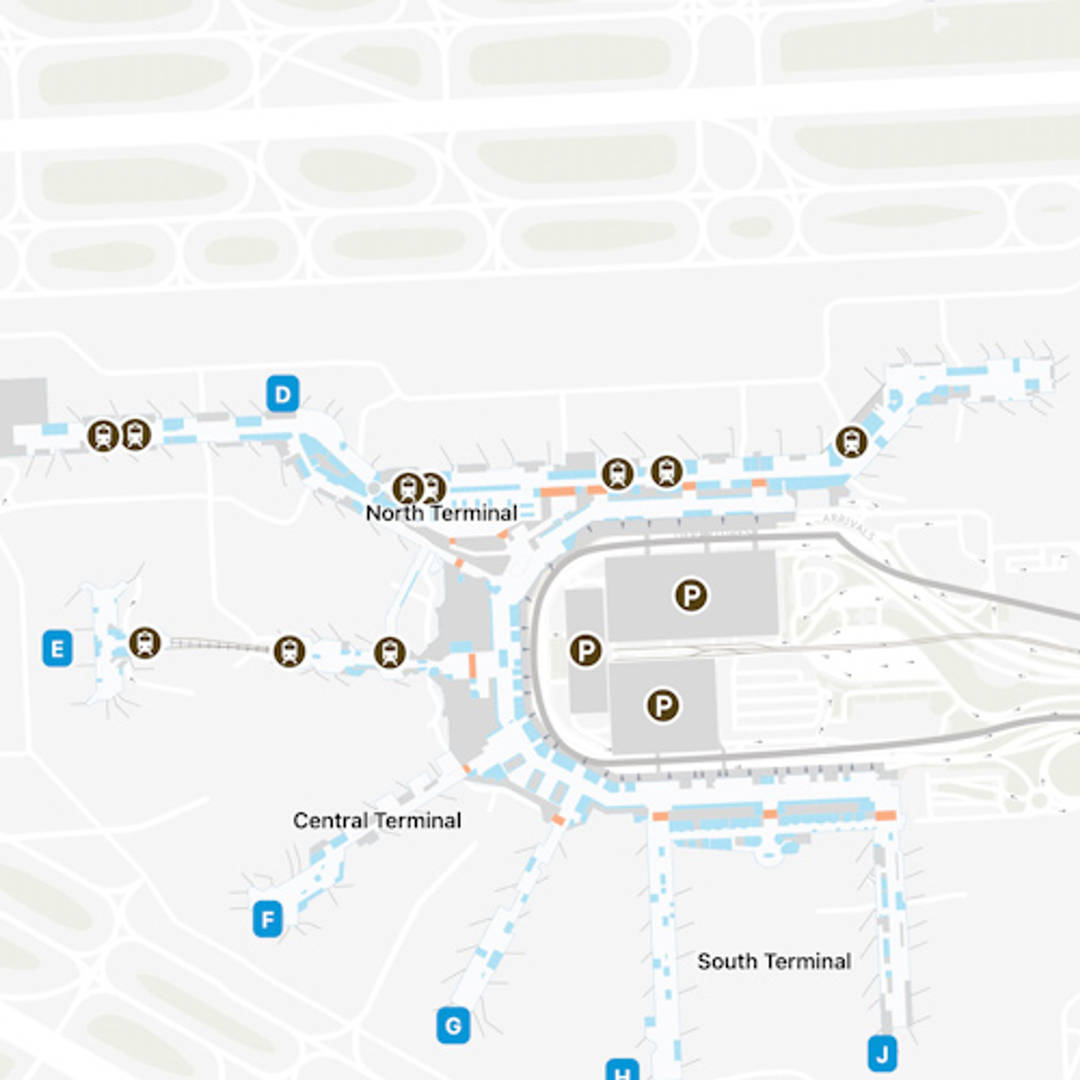 Miami Airport Concourse D Map Guide