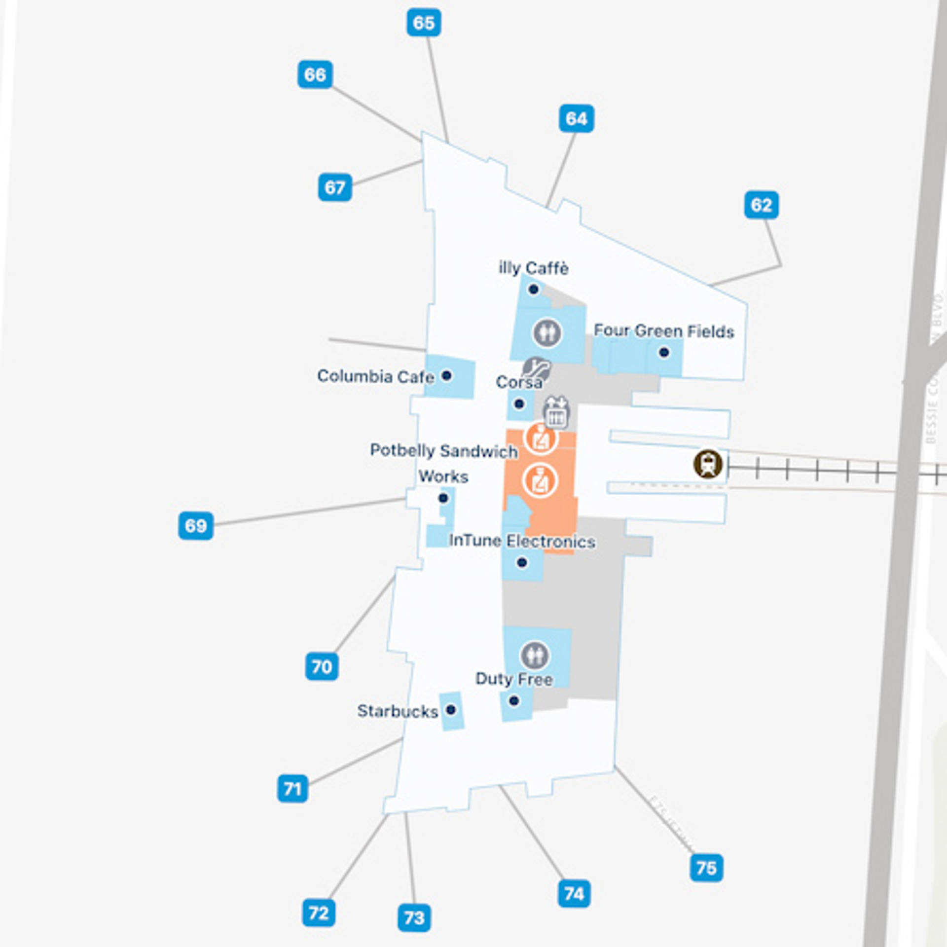 Tampa Airport Map Guide To Tpa S Terminals