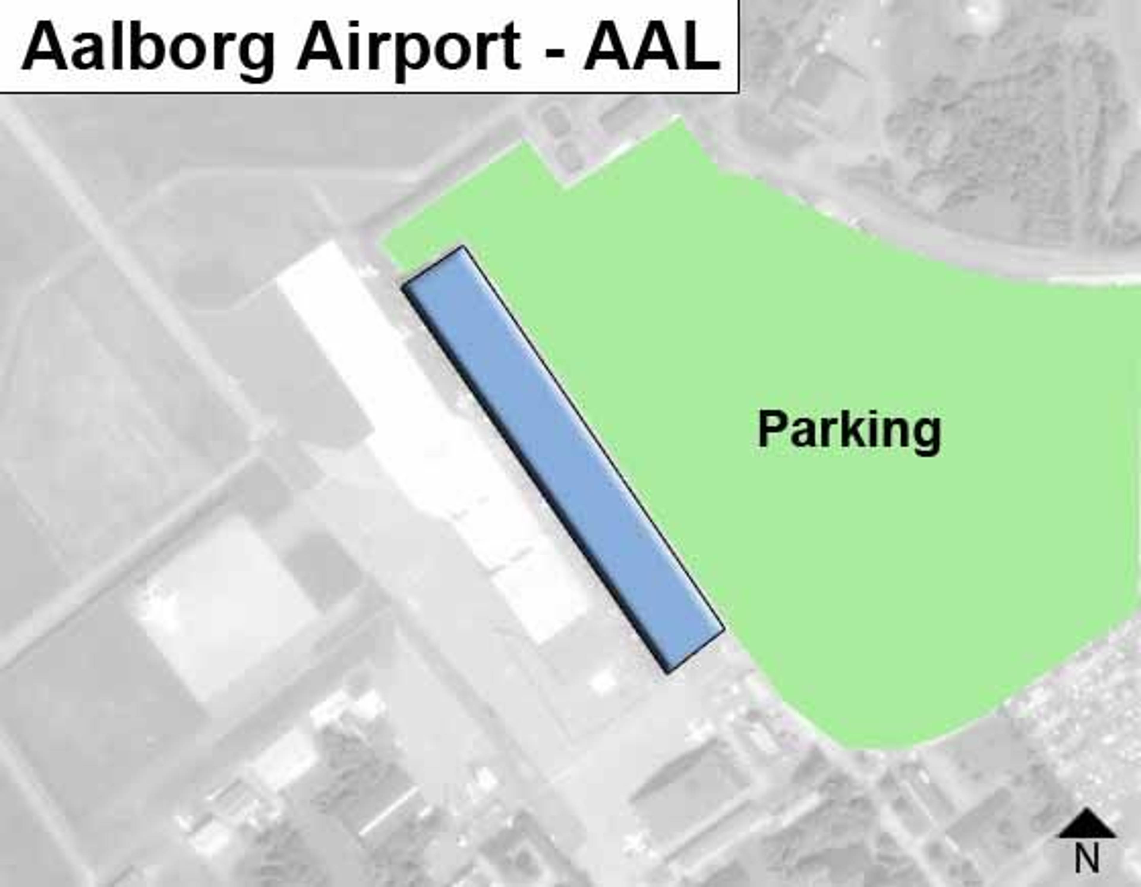 Norresundby Airport Overview Map