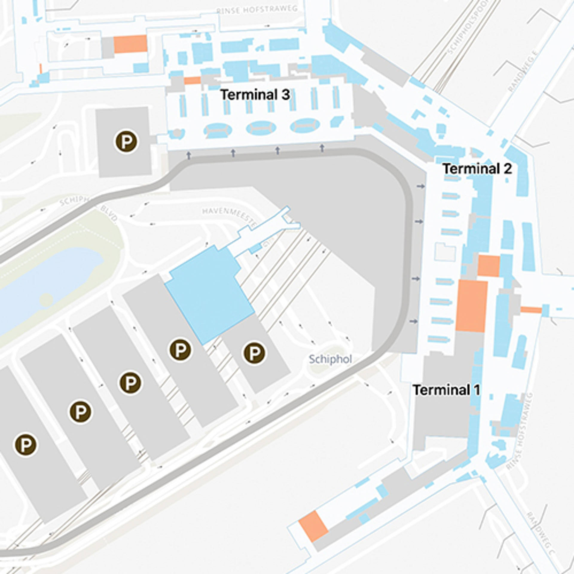 Amsterdam Schiphol Airport Map | AMS Terminal Guide