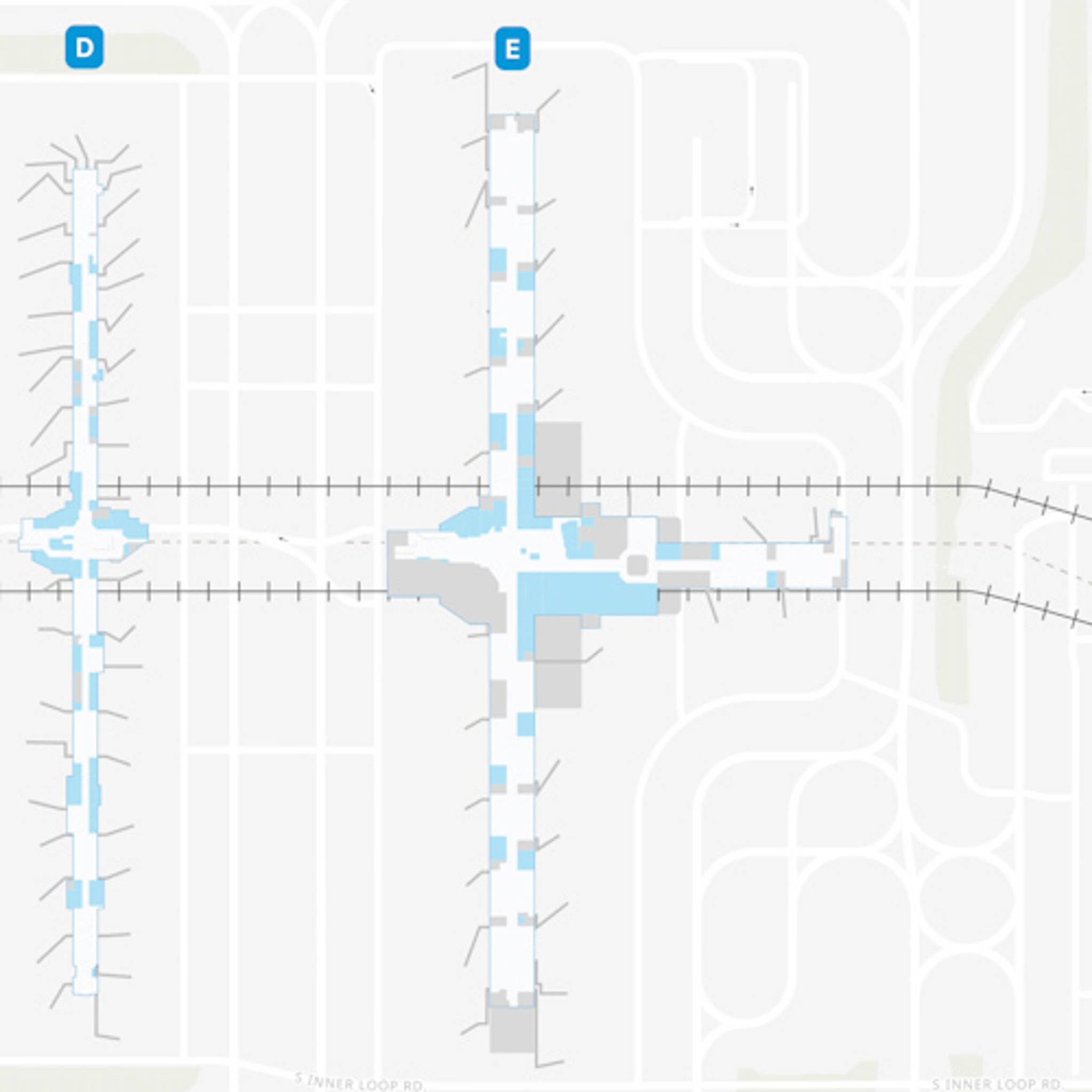 Atlanta Concourse C Map 