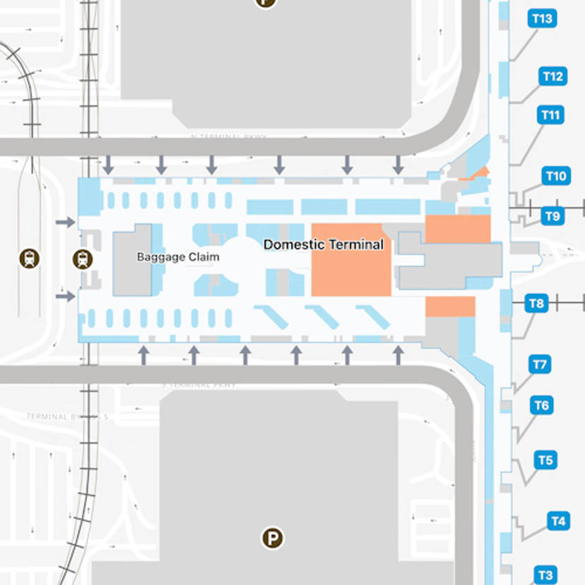 Atlanta Airport Restaurant Map 