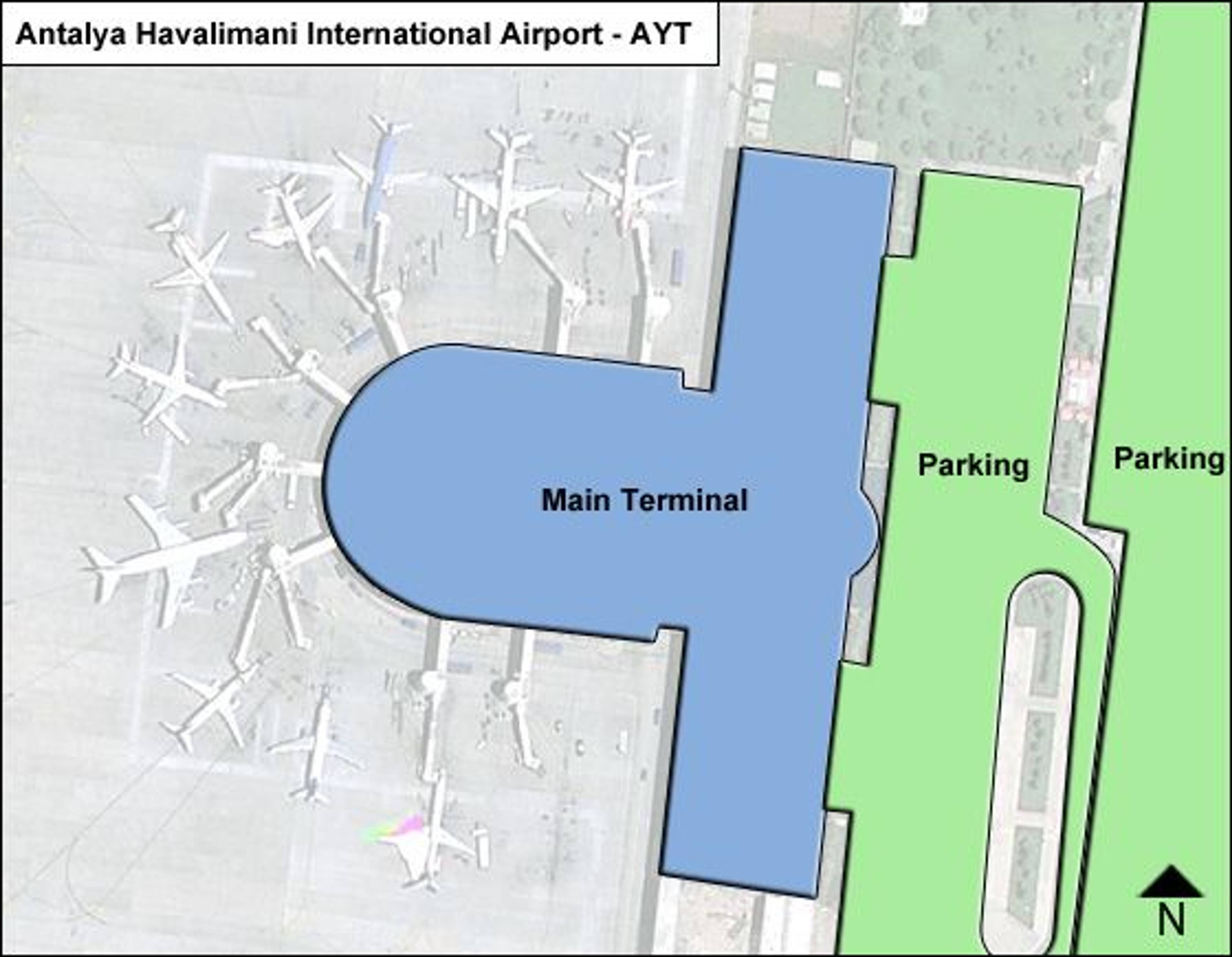 Havalimani Airport Overview Map