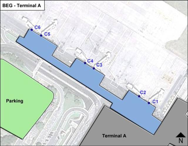 Belgrade Nicola Tesla Airport Map | BEG Terminal Guide