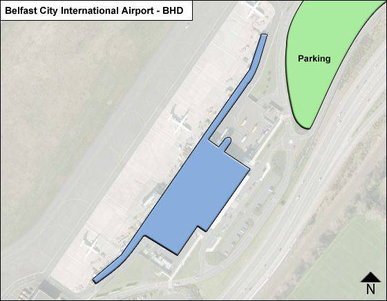 Belfast City Airport Map BHD Terminal Guide   Belfast City BHD Terminal Map 