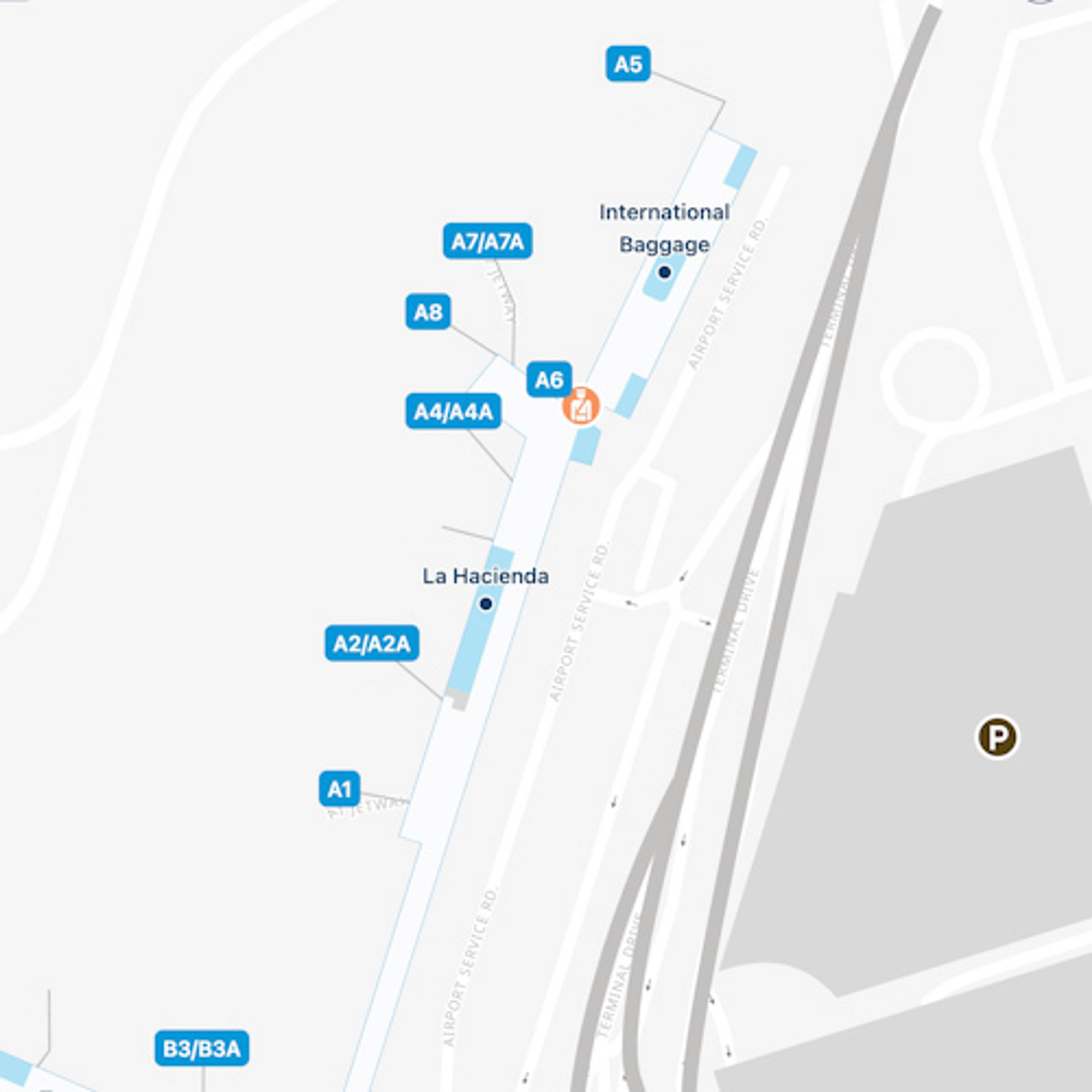 Nashville Airport Concourse A Map