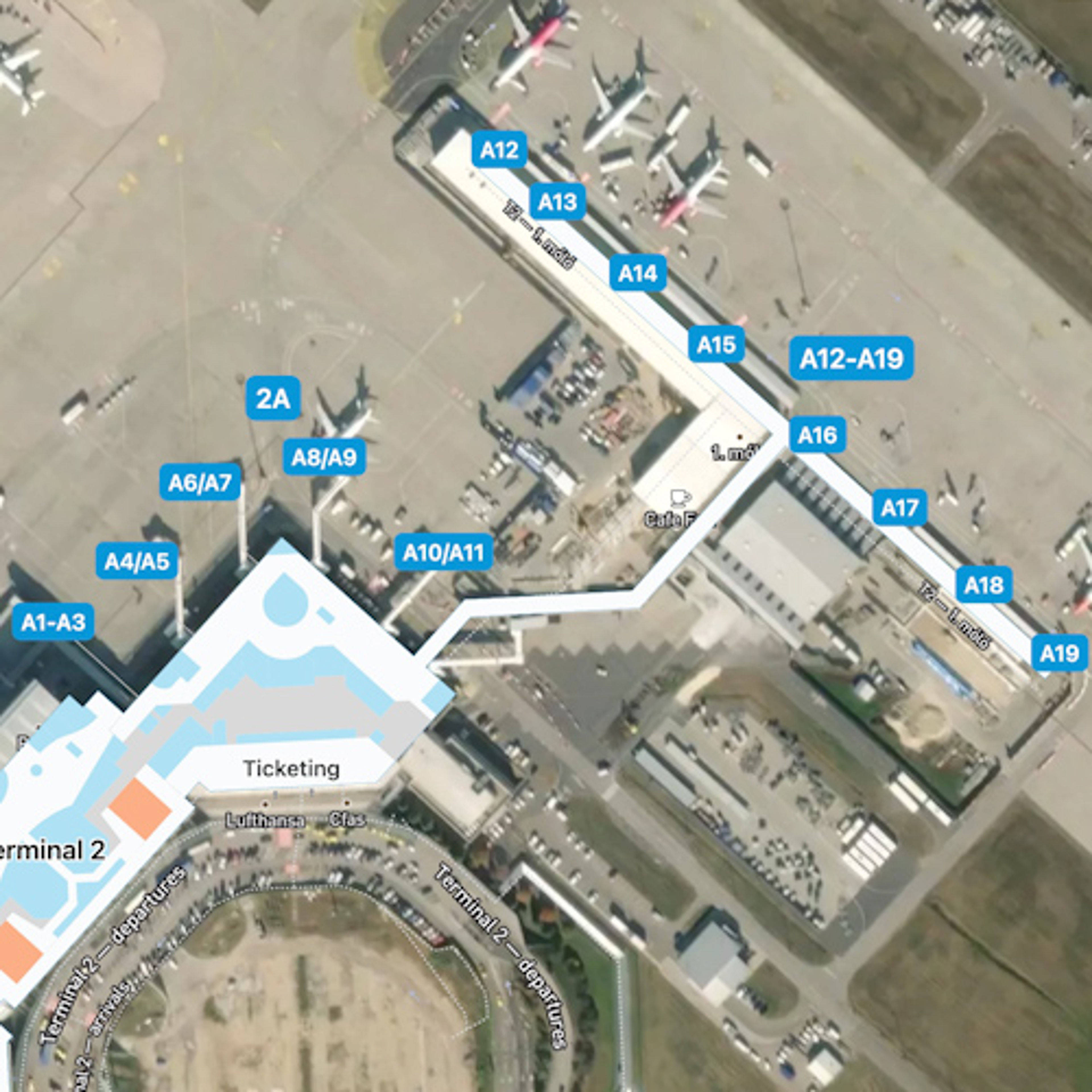 Budapest Liszt Airport Map | BUD Terminal Guide