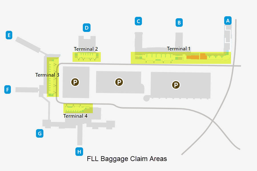 FLL Airport Baggage Claim Location