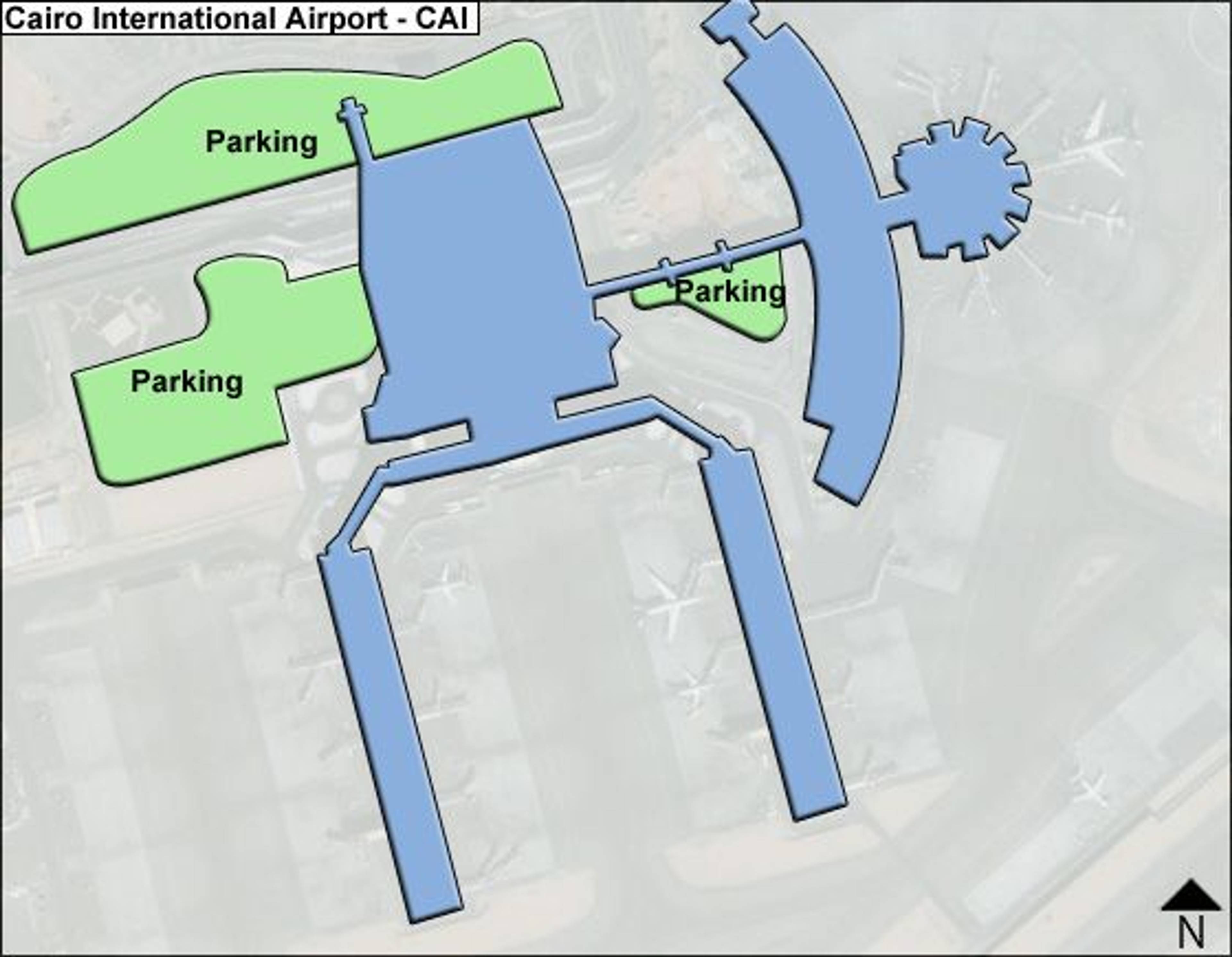 Heliopolis, Cairo Airport Overview Map
