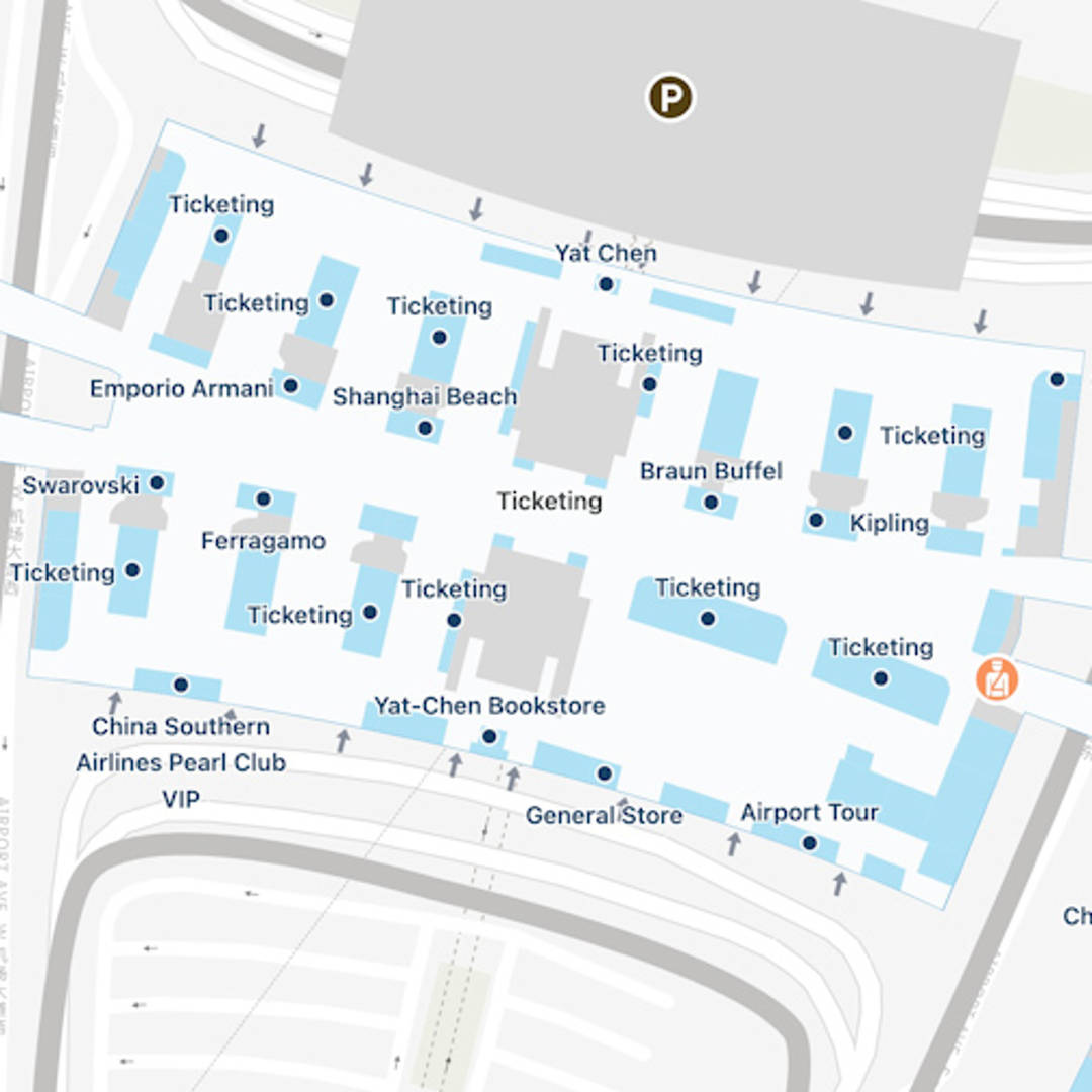 Guangzhou Baiyun Airport Can Concourse A Map