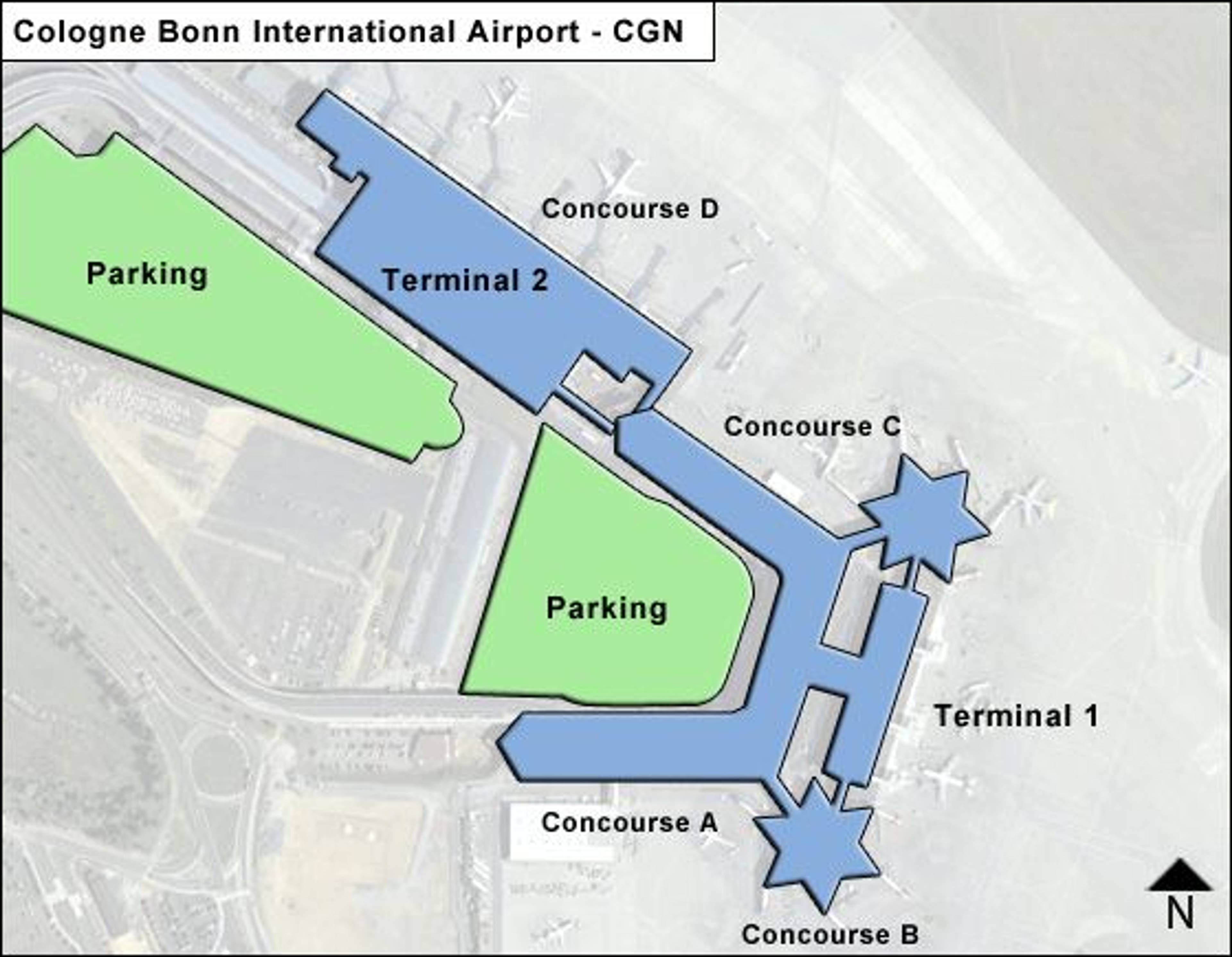 Cologne Bonn Airport Map | CGN Terminal Guide