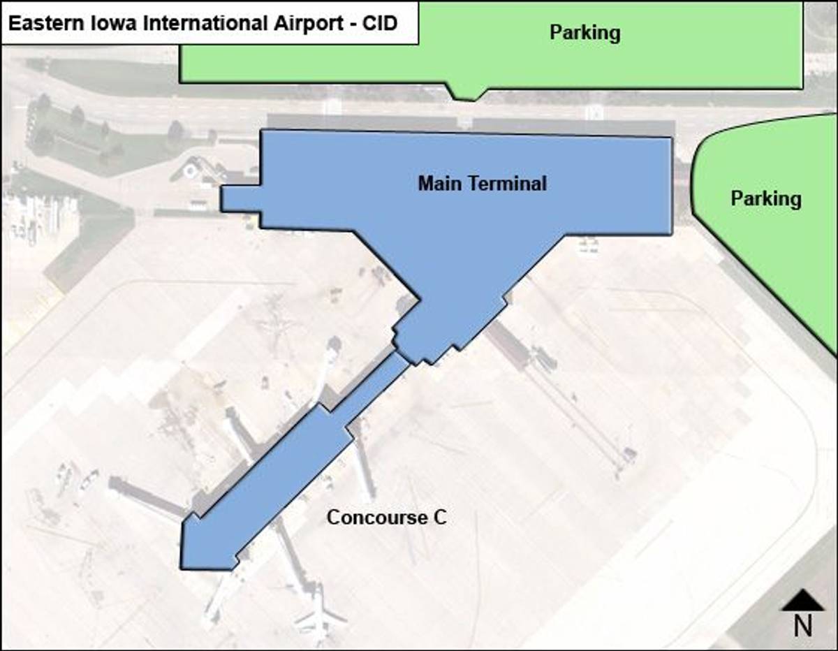 Cedar Rapids Eastern Iowa Airport Airlines Airlines at CID Airport