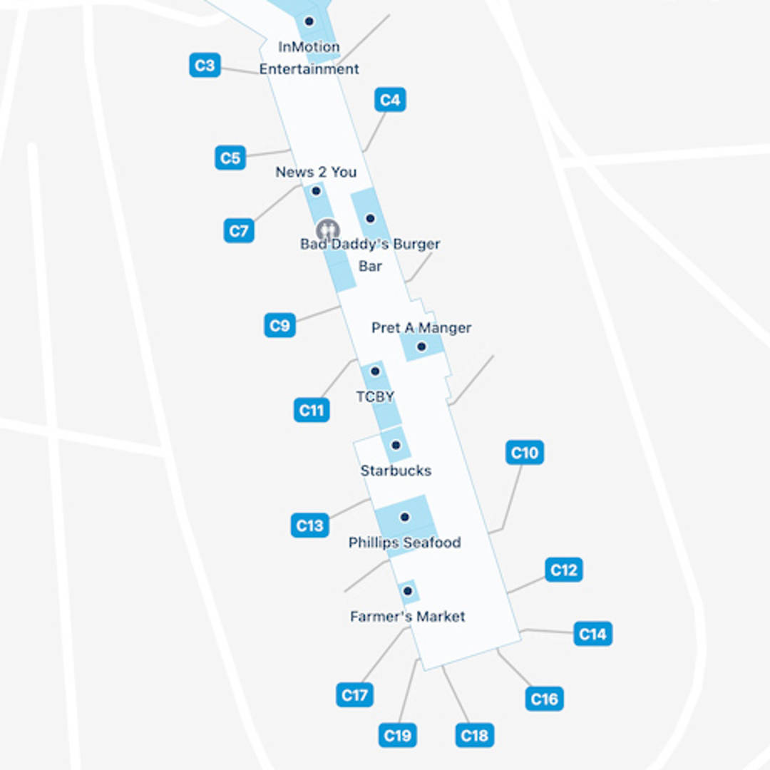 Charlotte Douglas Airport Map | CLT Terminal Guide