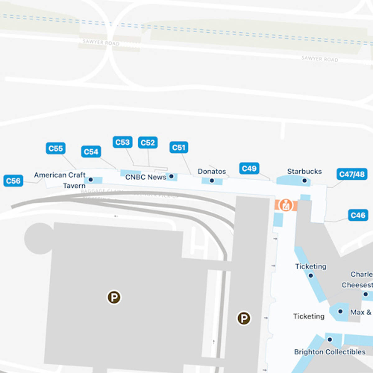 John Glenn Columbus Airport Map | CMH Terminal Guide