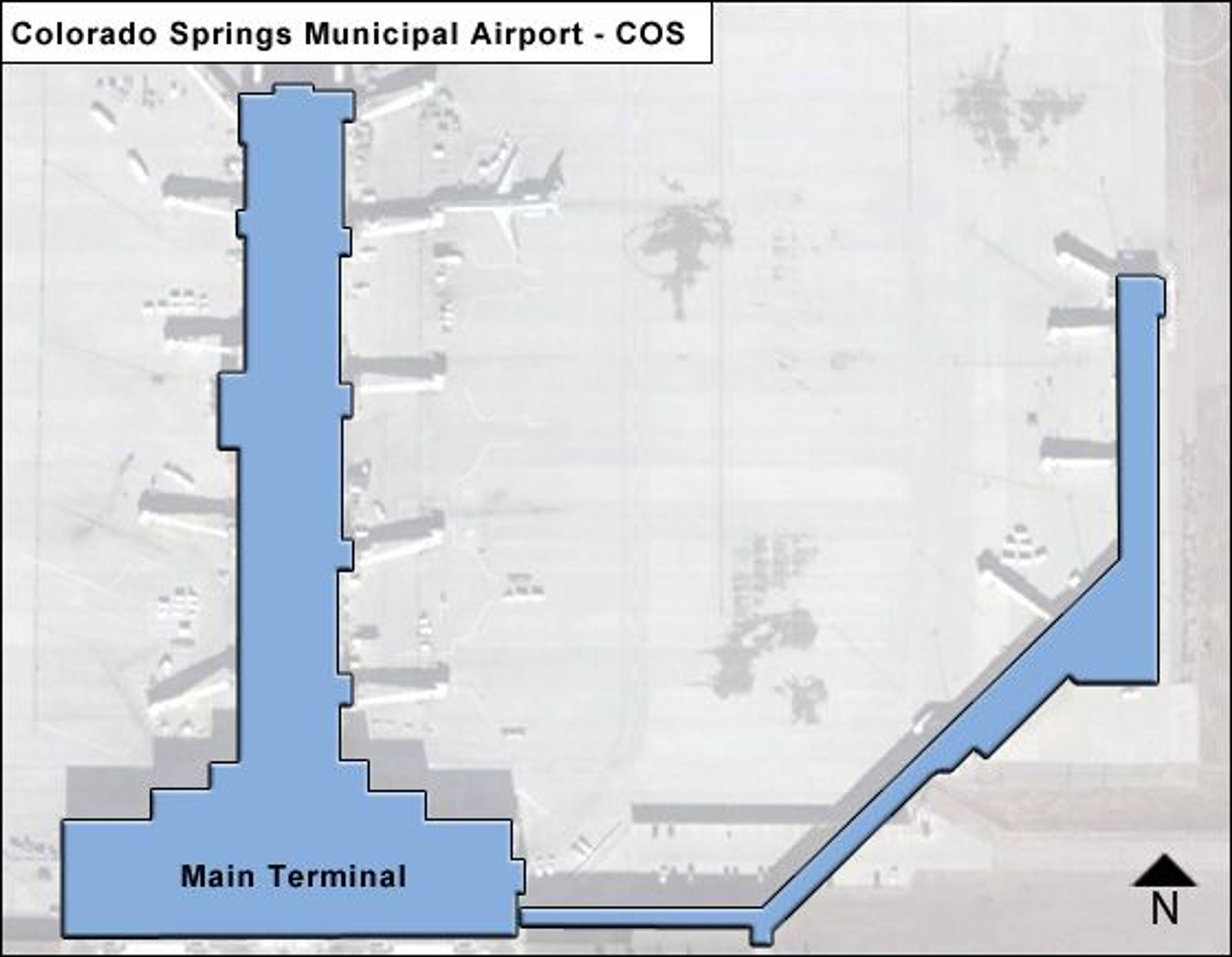 Colorado Springs Airport Overview Map