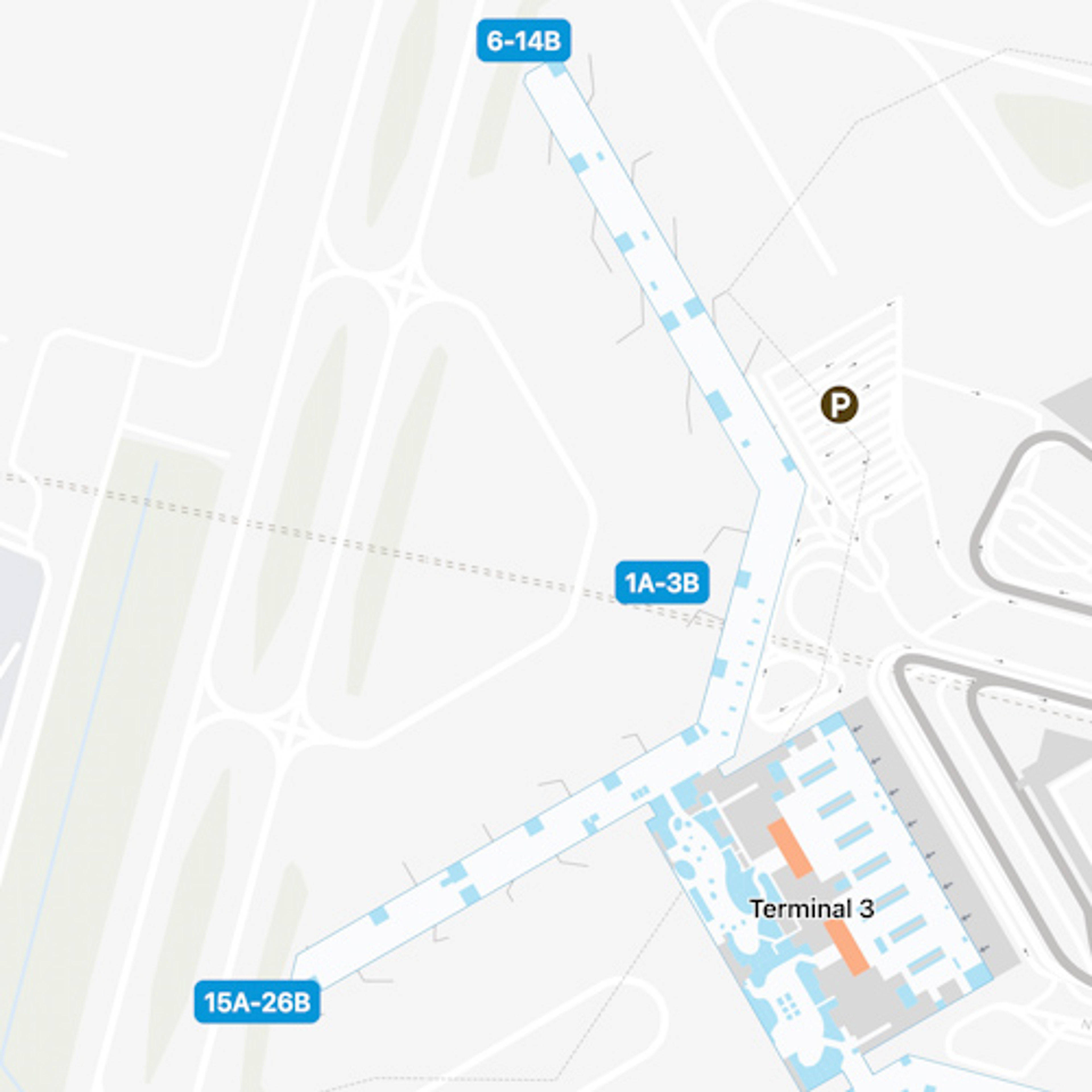 New Delhi Airport Intl Terminal Map