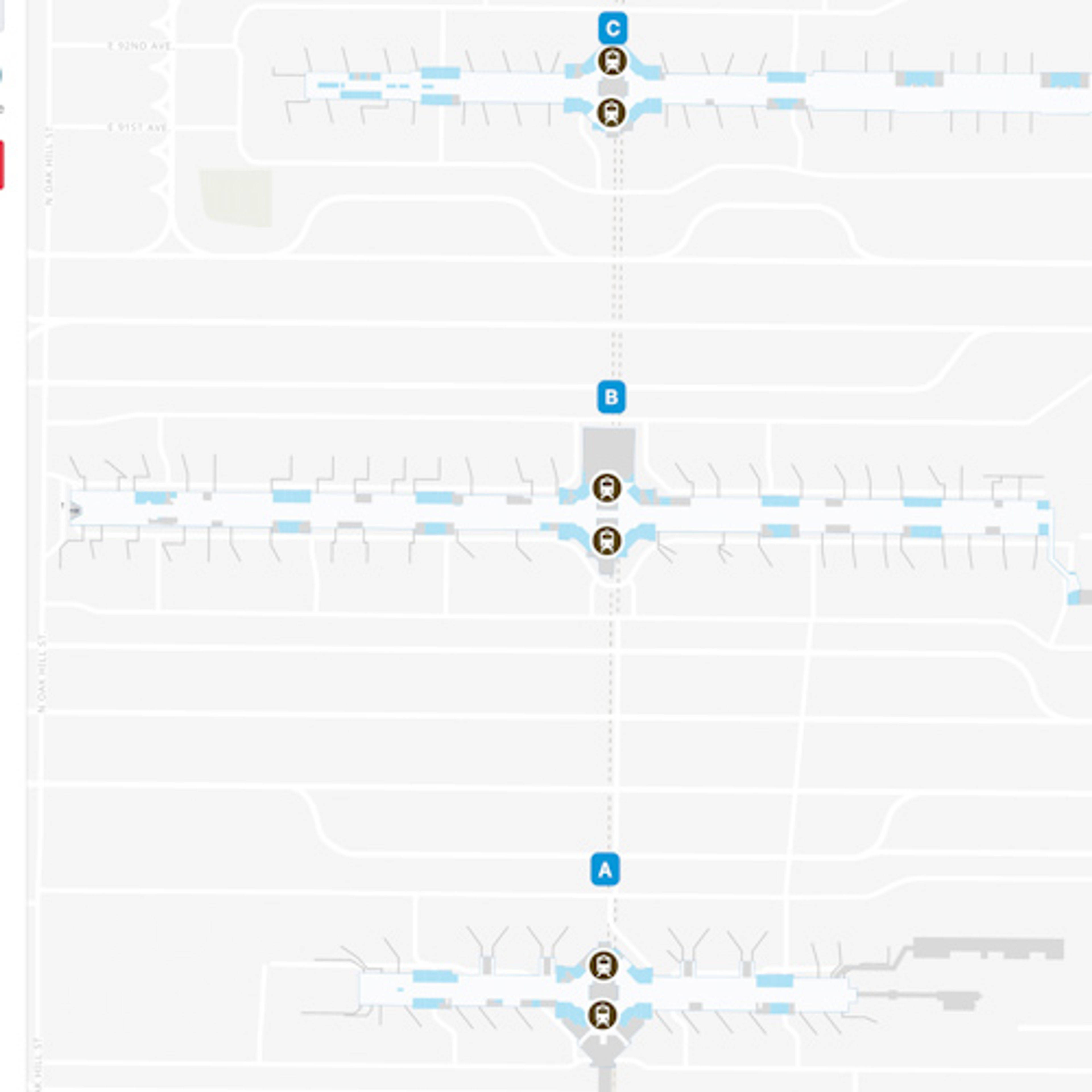 Denver Airport Map 2024 Tonya Gwenette   Denver DEN Concourse B 