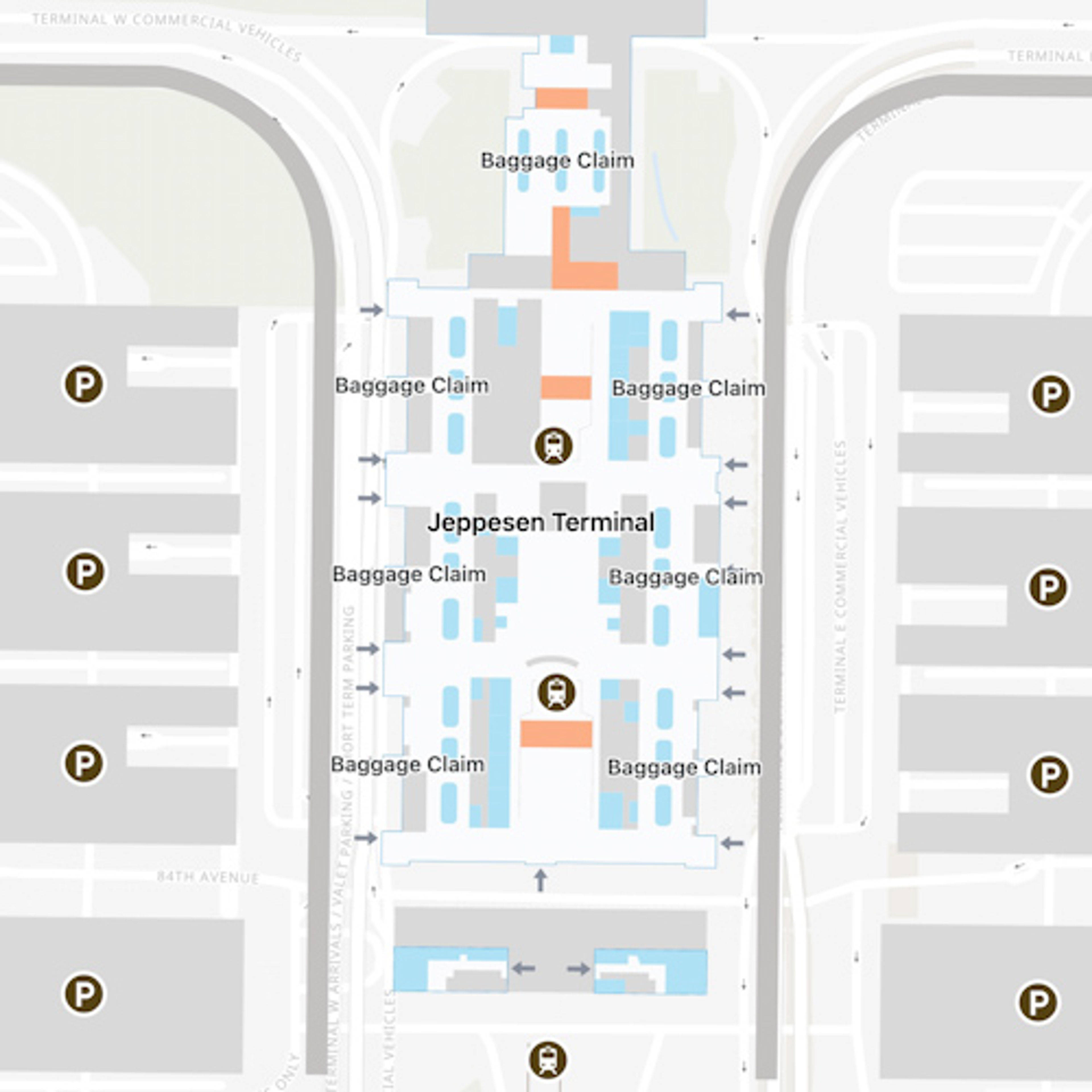 Denver Airport Main Terminal Map
