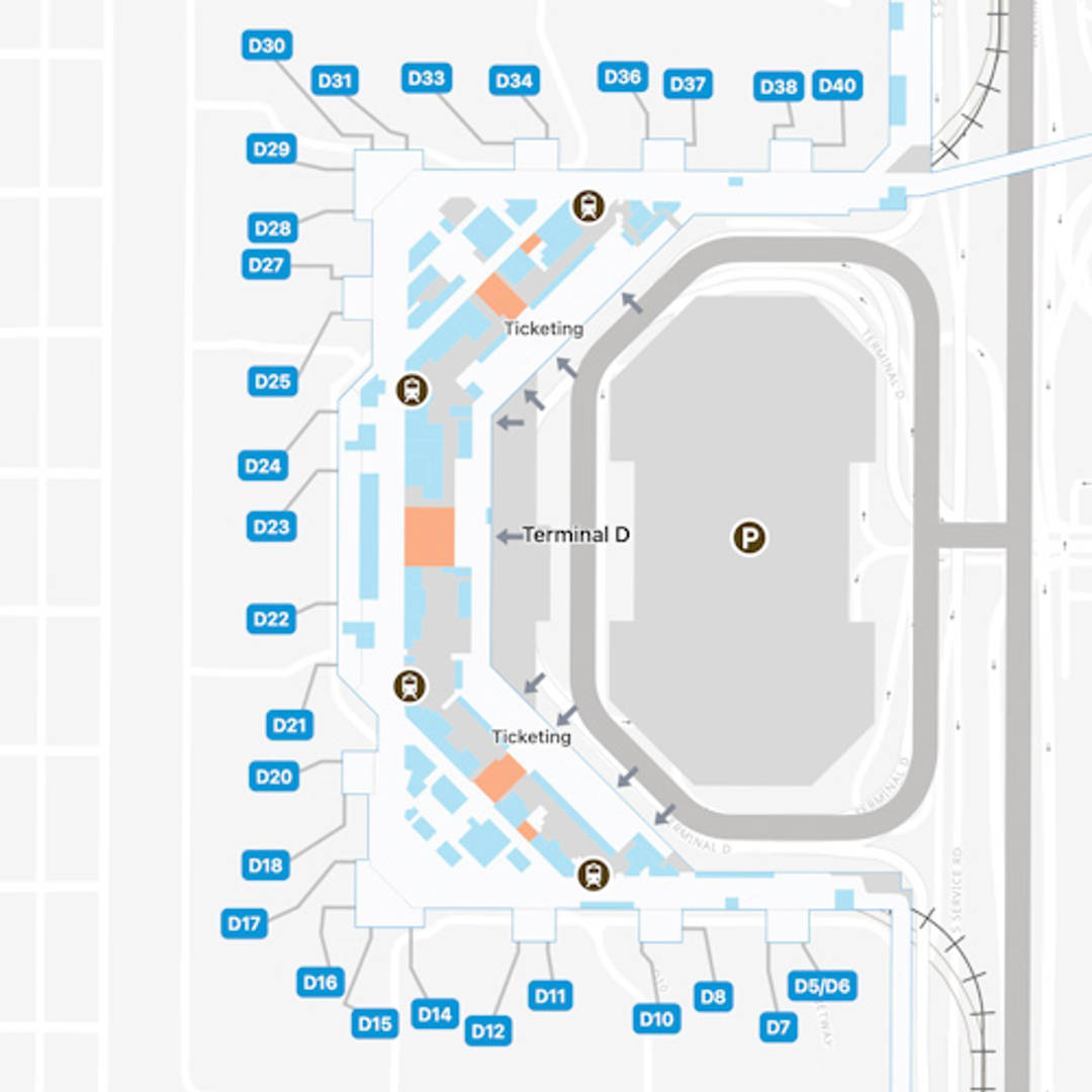 Dallas Fort Worth Airport Map Dfw Terminal Guide