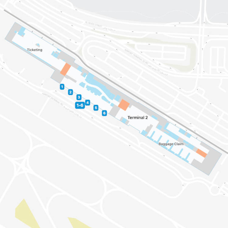 Dubai International Airport Map  DXB Terminal Guide