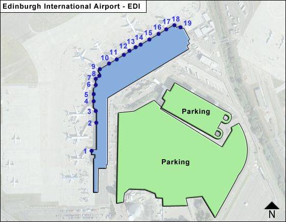 Edinburgh Airport Map EDI Terminal Guide Edinburgh Airport Map EDI Terminal Guide