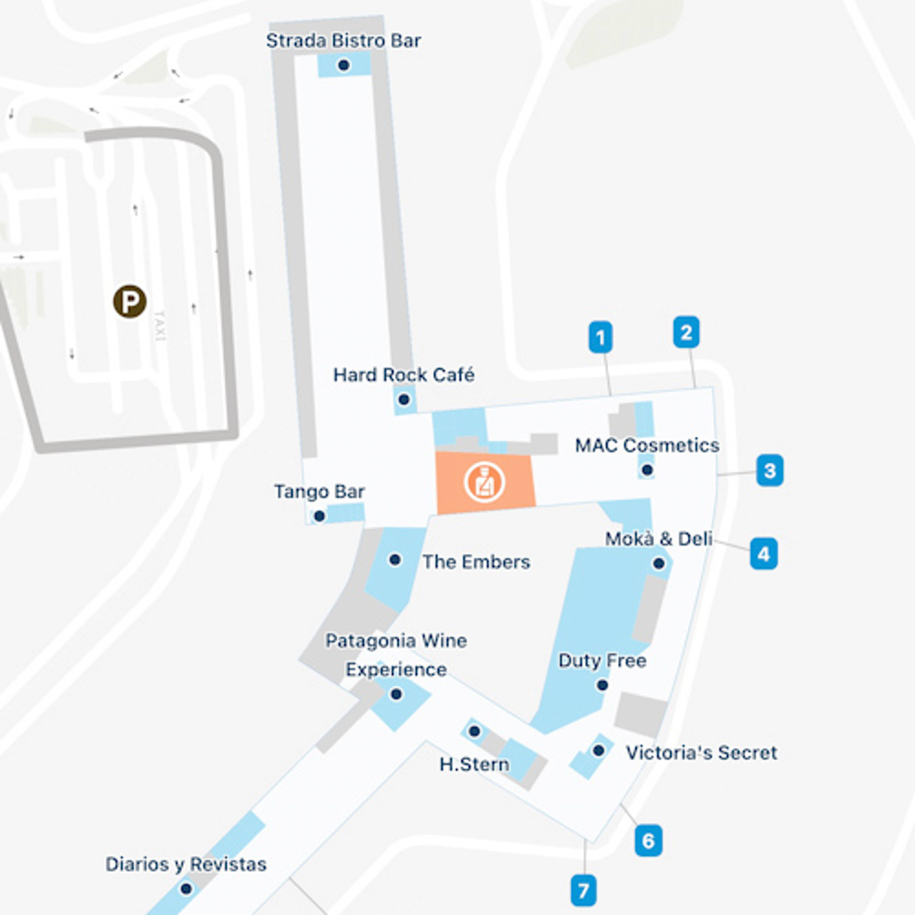 Buenos Aires Ezeiza Airport Map | EZE Terminal Guide