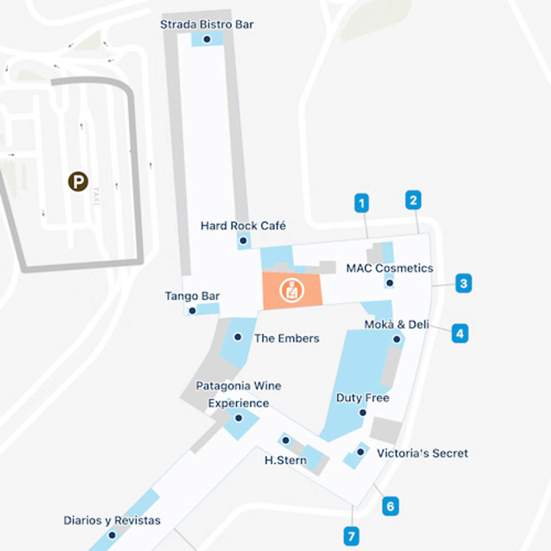 Buenos Aires Ezeiza Airport Map | EZE Terminal Guide