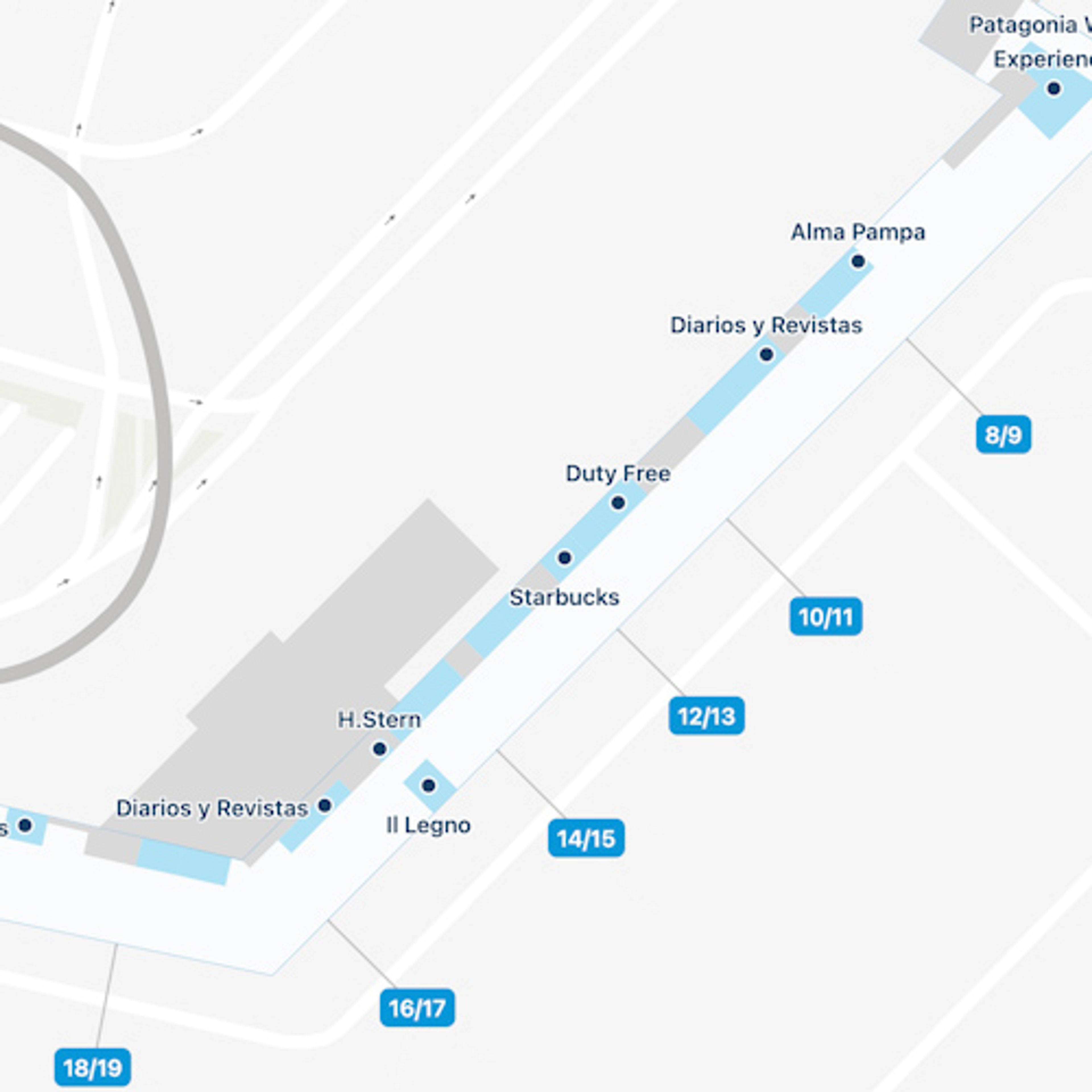 Buenos Aires Ezeiza Airport Map | EZE Terminal Guide