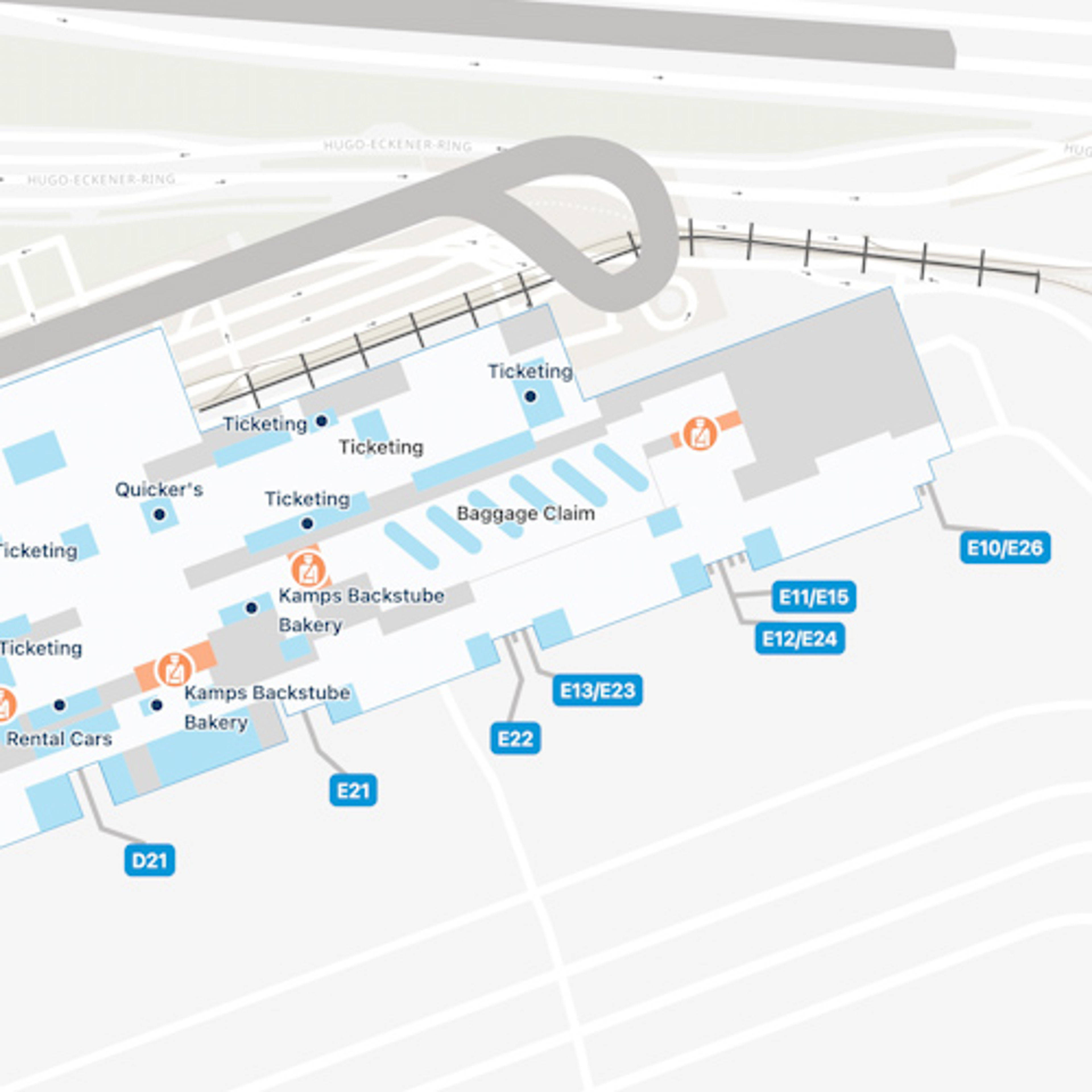 Frankfurt Airport Map FRA Terminal Guide Frankfurt Airport Map FRA Terminal Guide