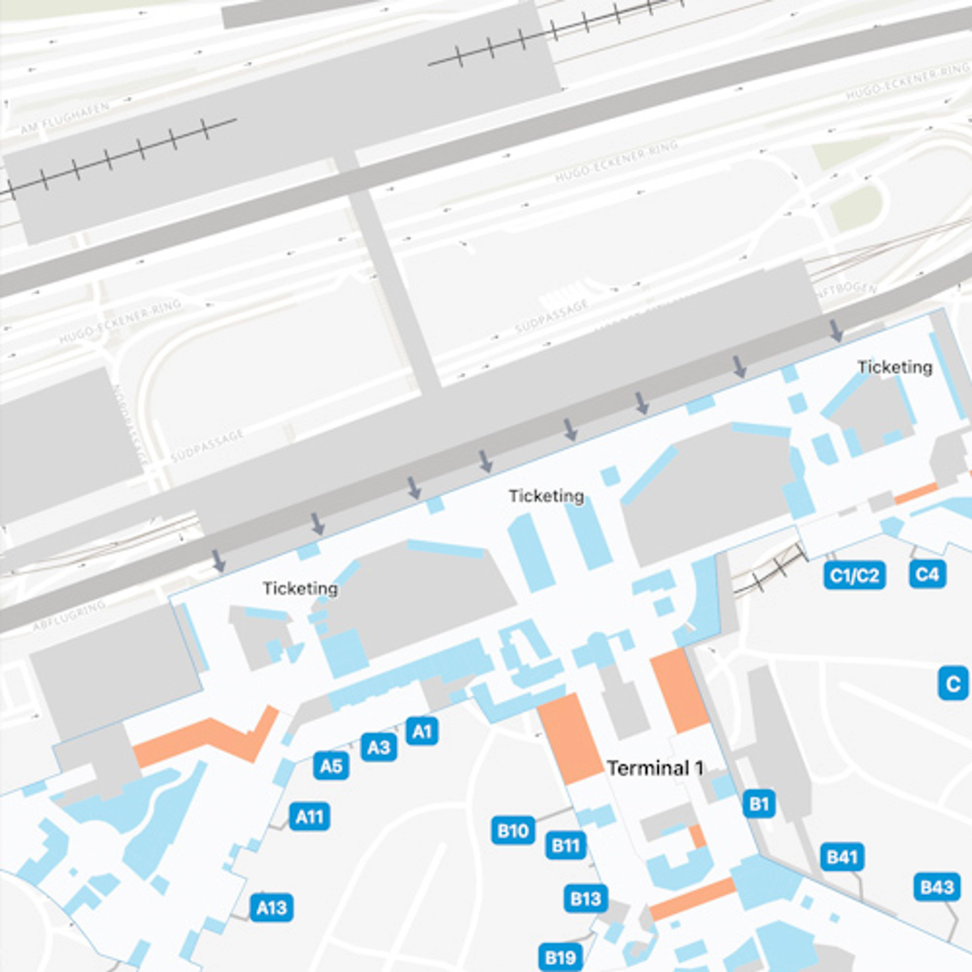 Frankfurt Airport Map | FRA Terminal Guide