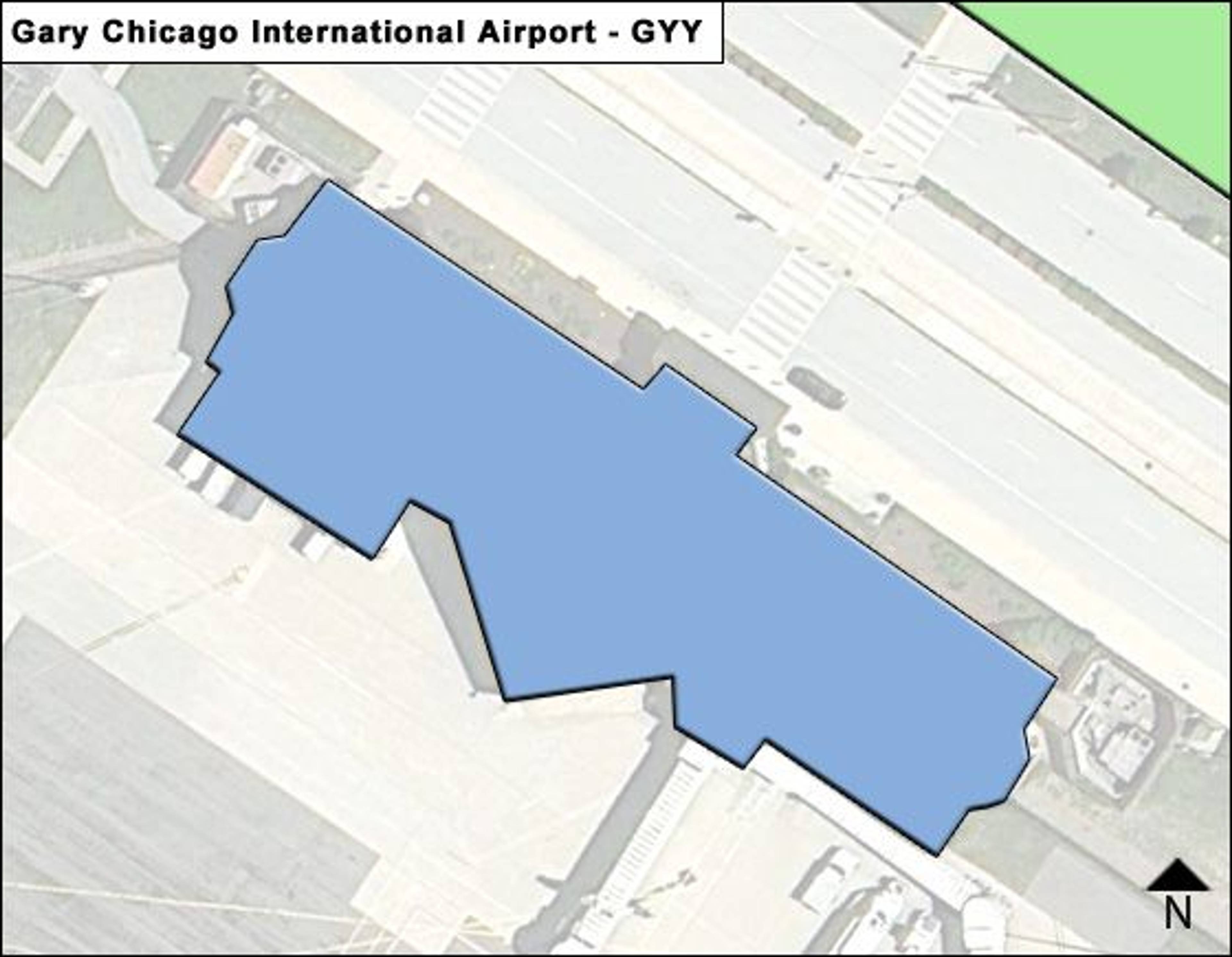Gary Airport Overview Map