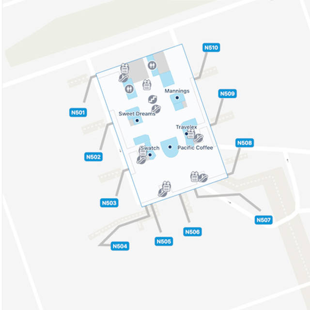 Hong Kong Airport Map | HKG Terminal Guide