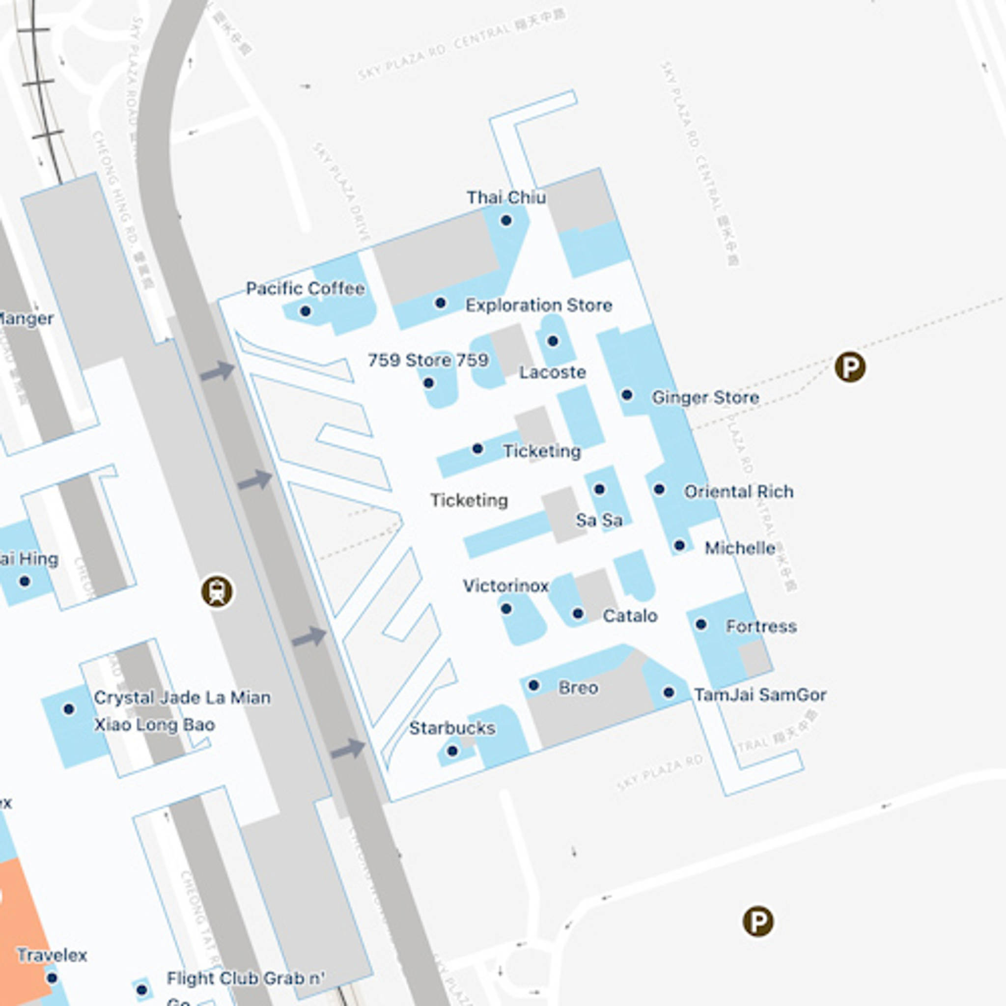 Hong Kong Airport Map | HKG Terminal Guide