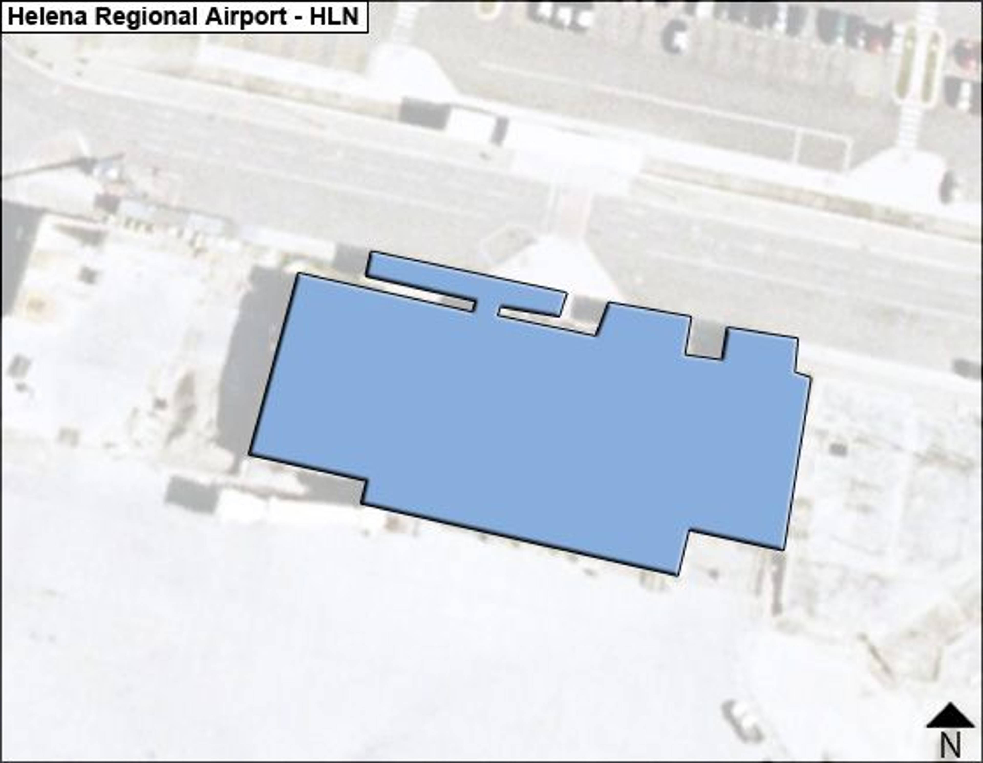 Helena Airport Overview Map