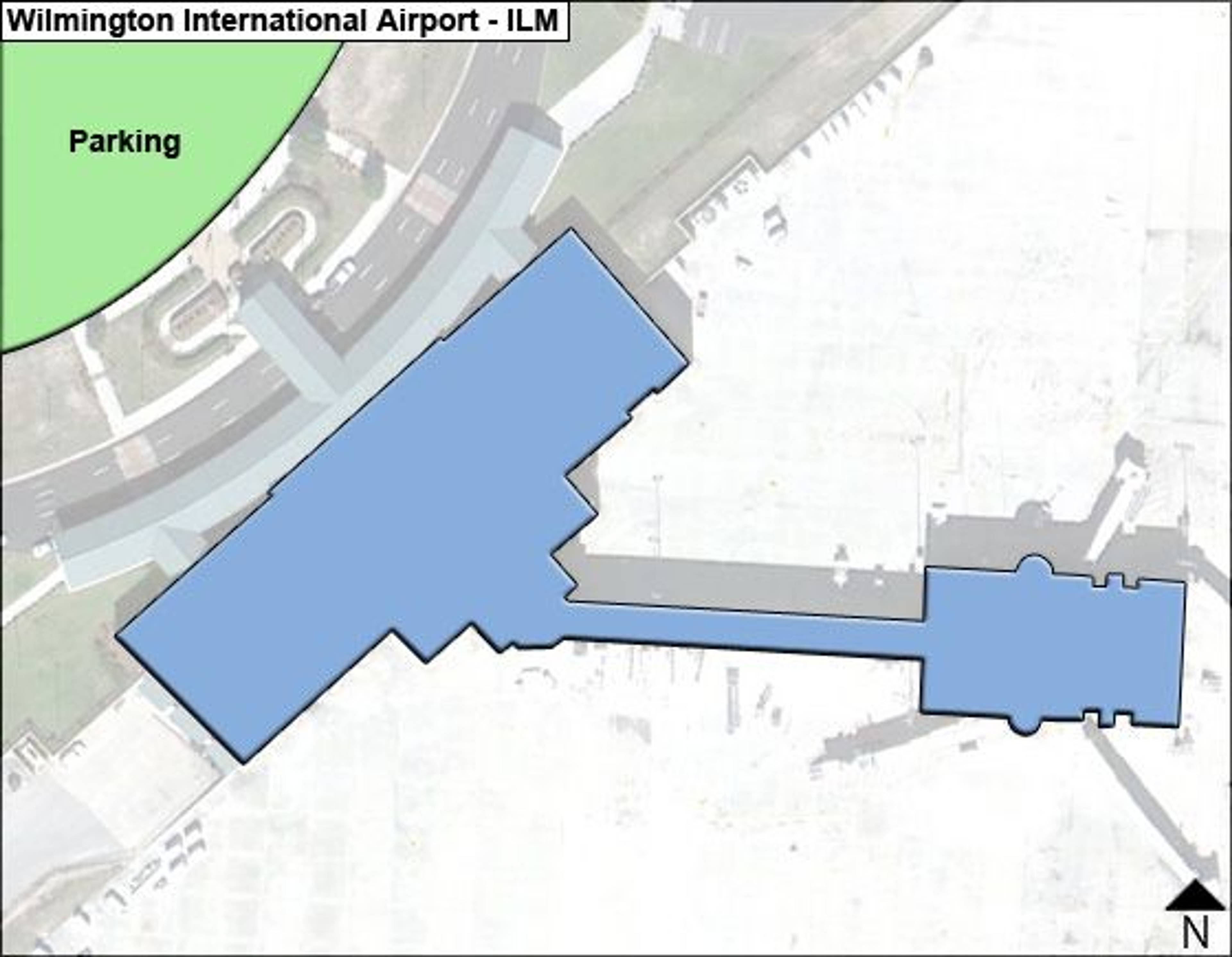 Wilmington Airport Overview Map