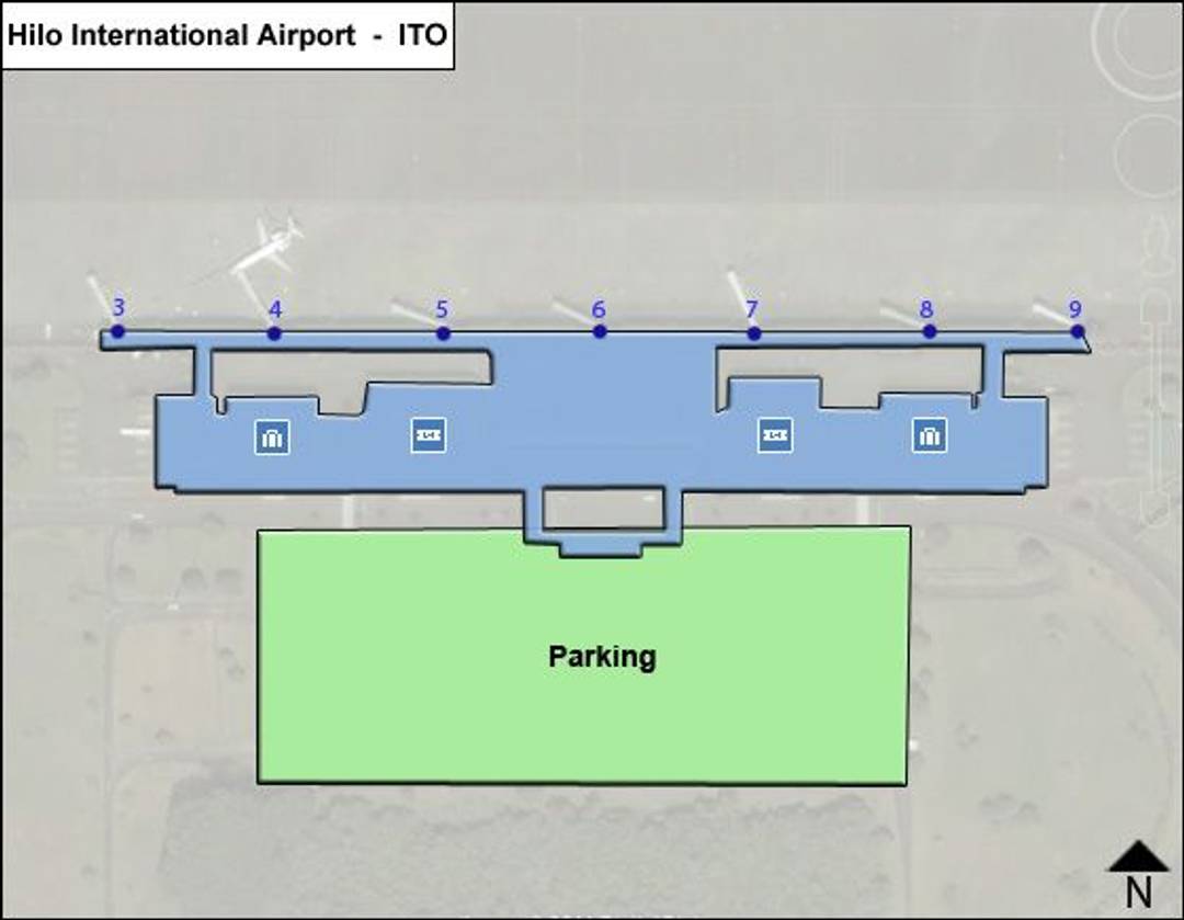 Hilo Airport Map ITO Terminal Guide