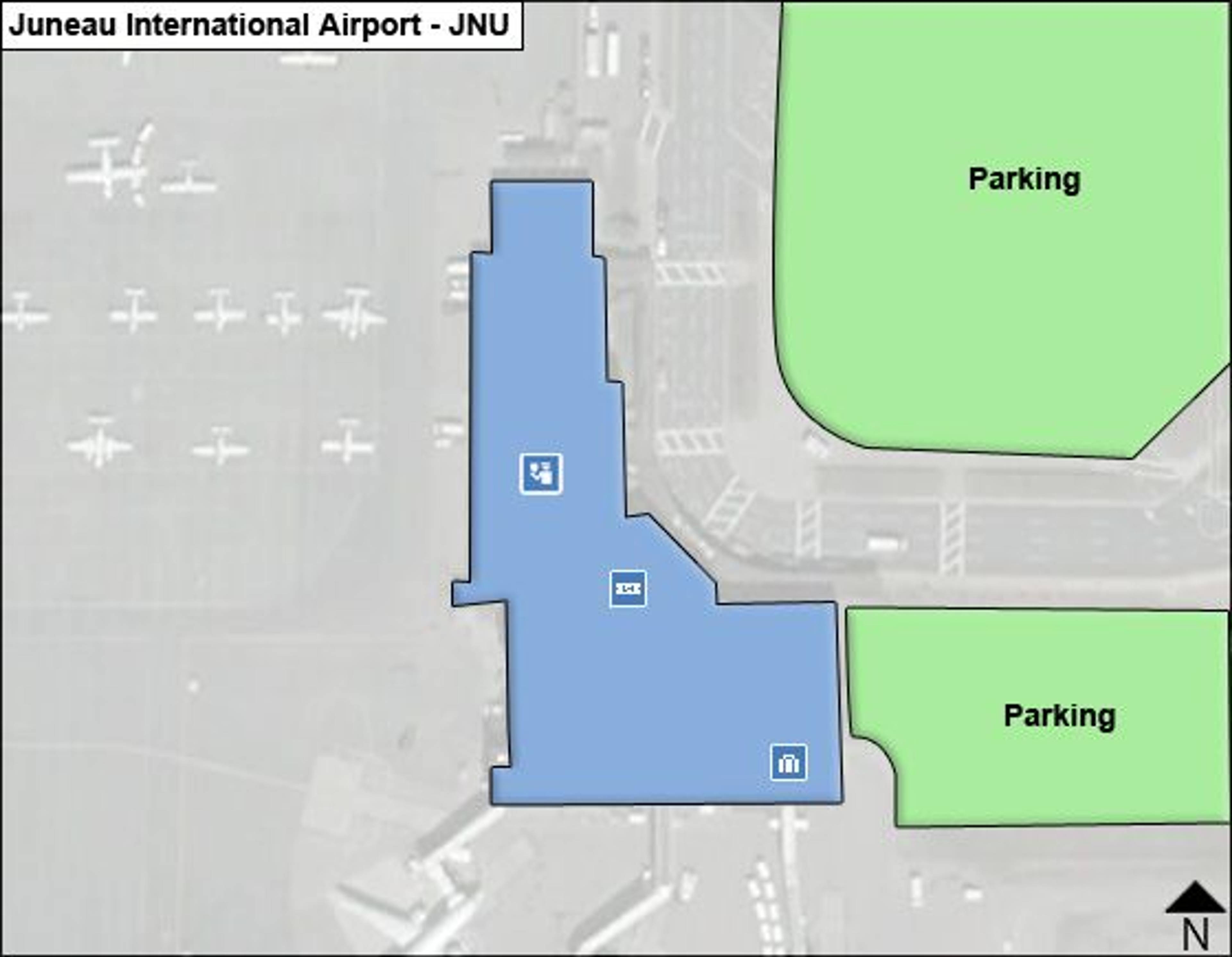 Juneau Airport Map | JNU Terminal Guide