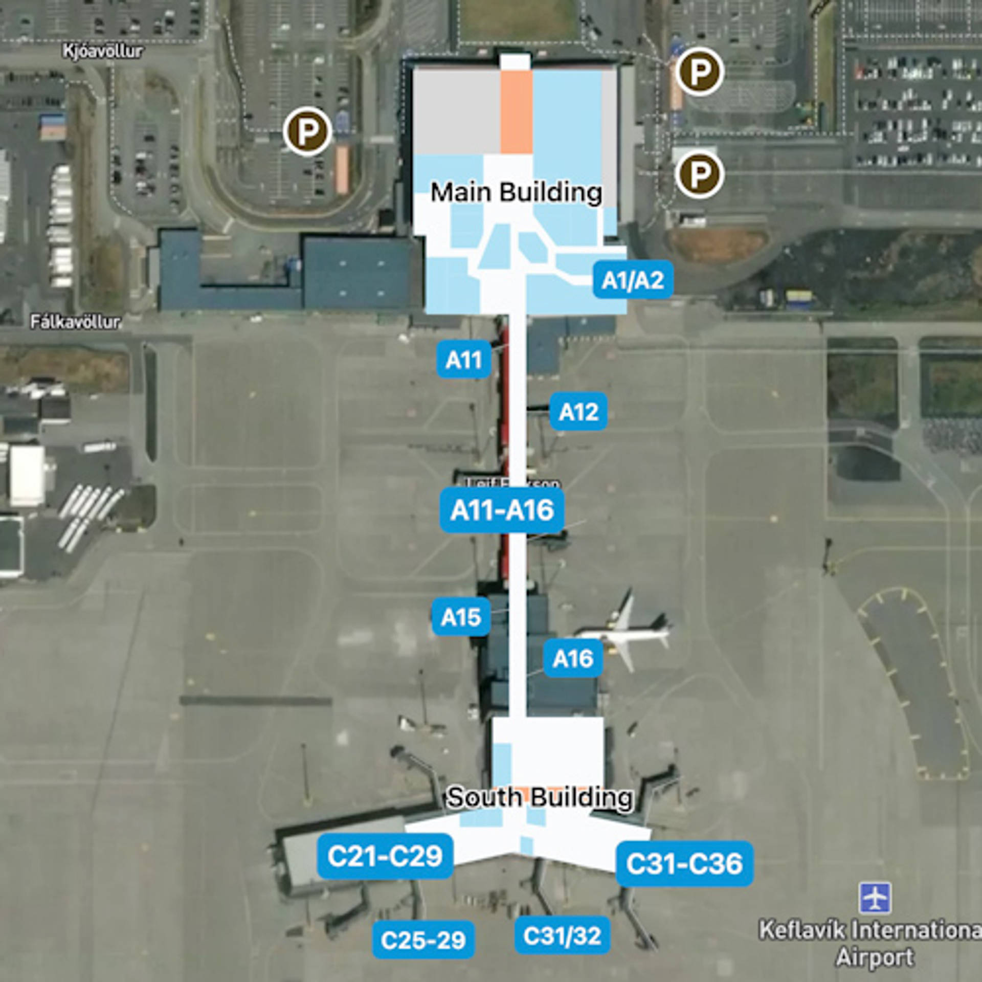 Keflavik Airport Map | KEF Terminal Guide