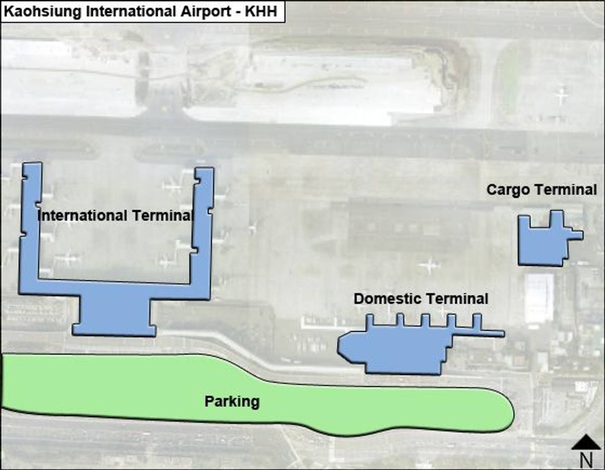 Kaohsiung Airport KHH Intl Terminal Map