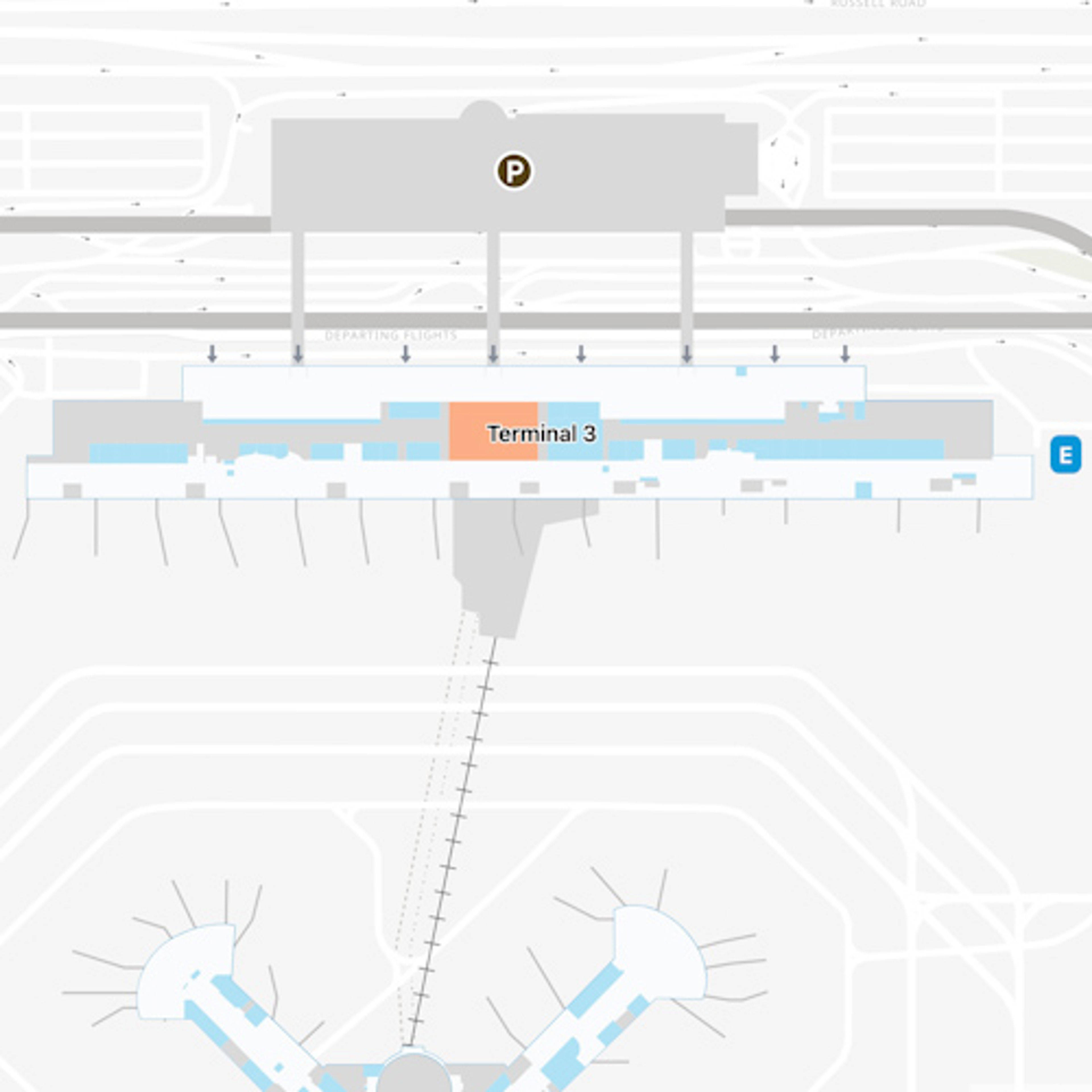 Las Vegas Airport Concourse E Map