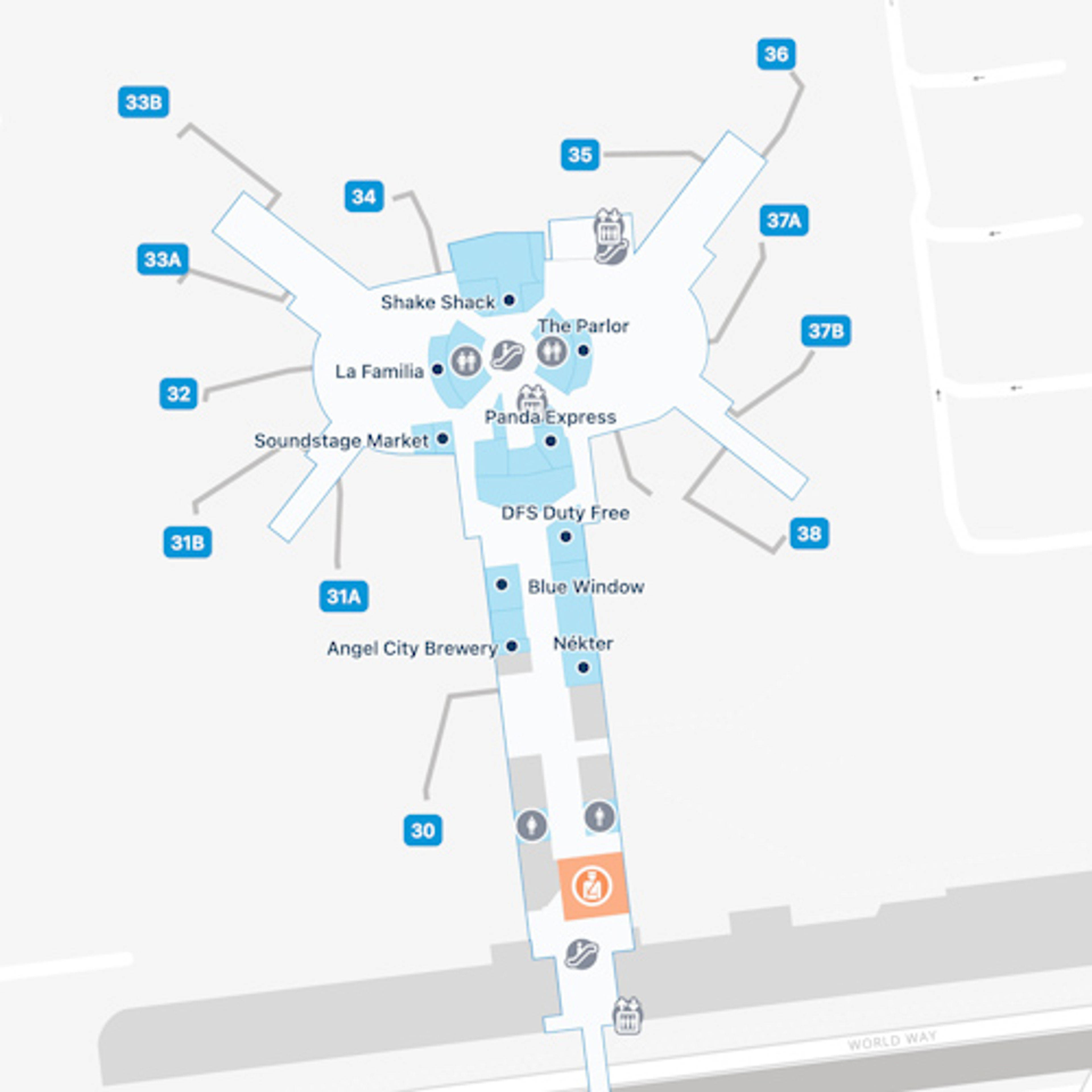 Los Angeles Airport Map | LAX Terminal Guide