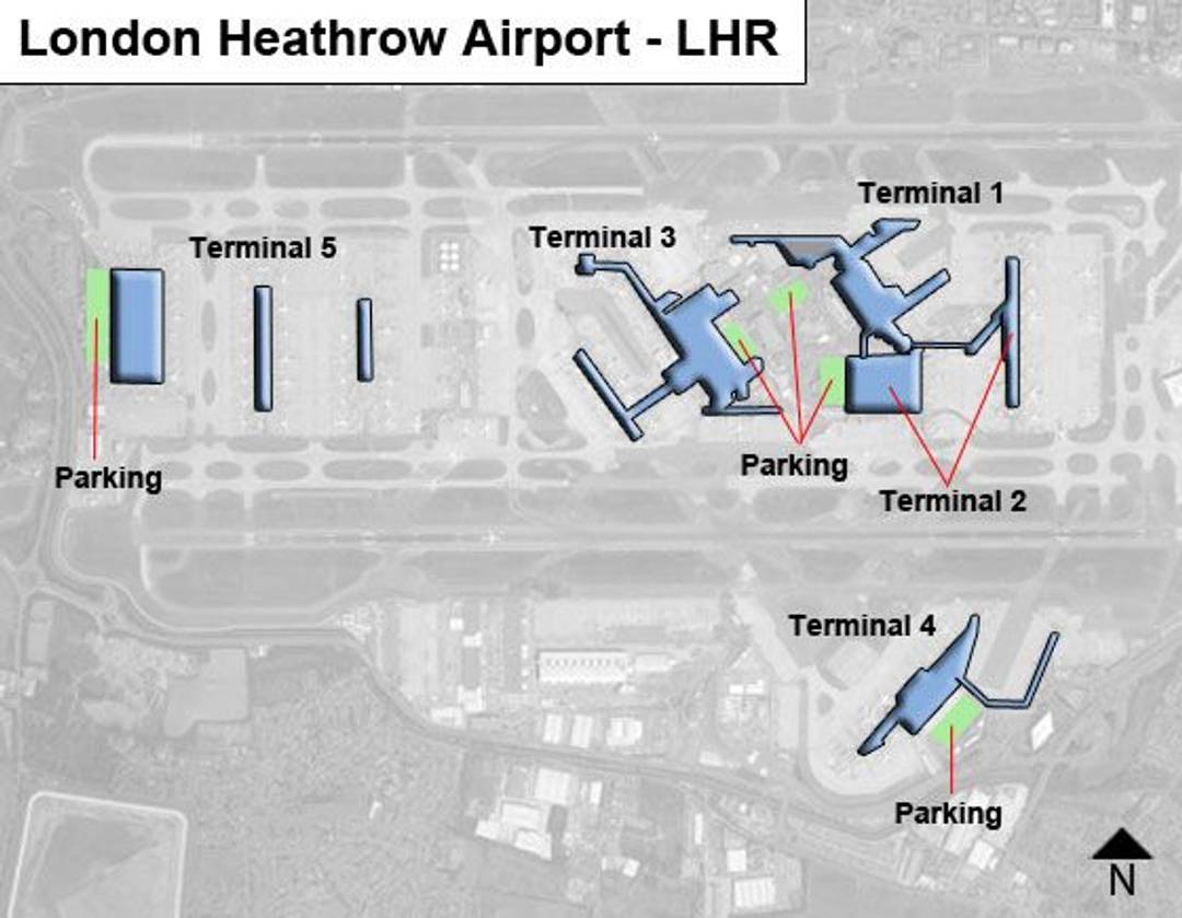 London Heathrow Airport Map | LHR Terminal Guide