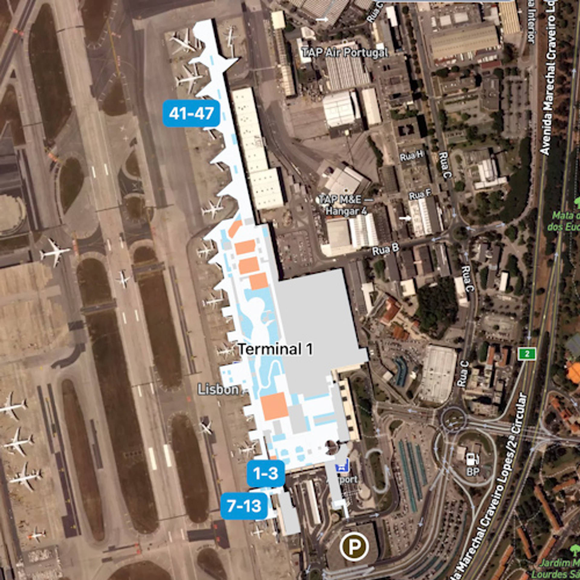 Lisbon Portela Airport Map Lis Terminal Guide 5557