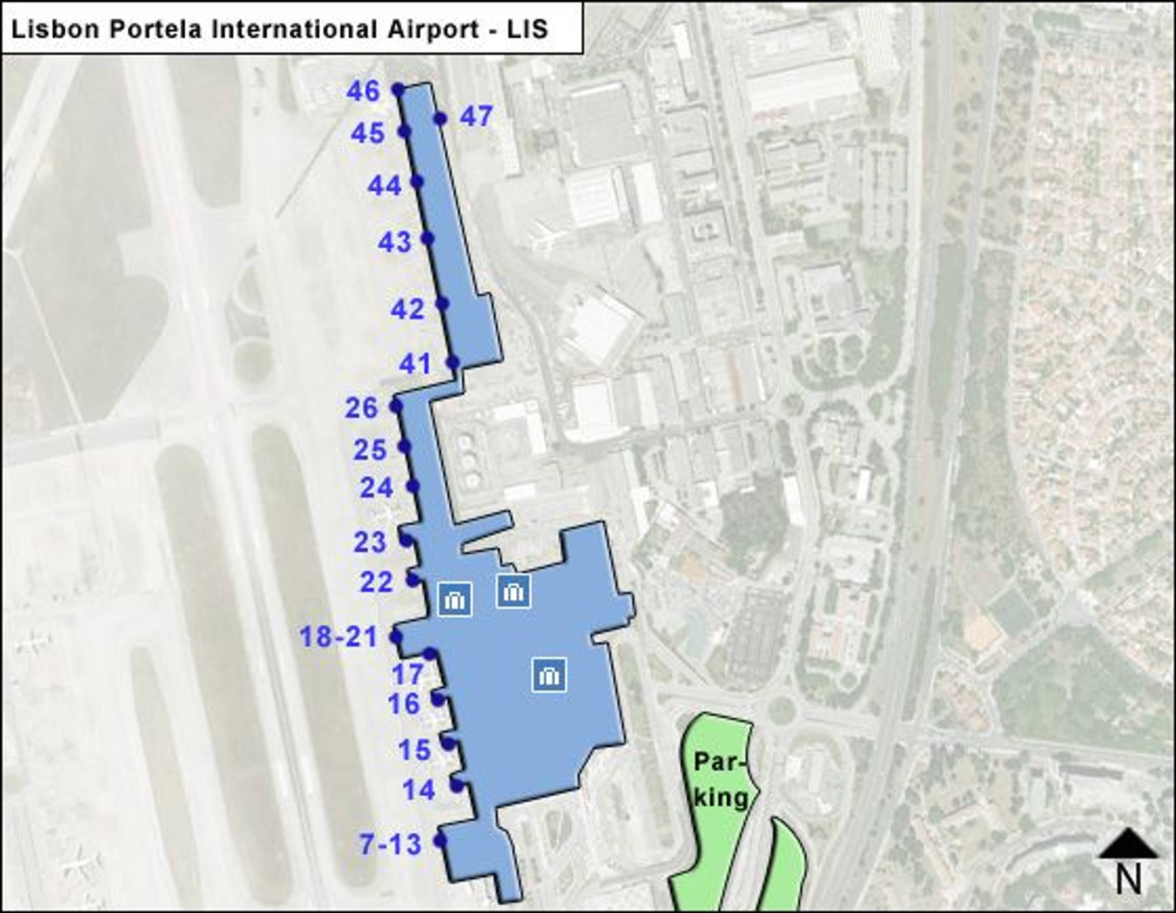 Lisbon Portela Airport Map | LIS Terminal Guide