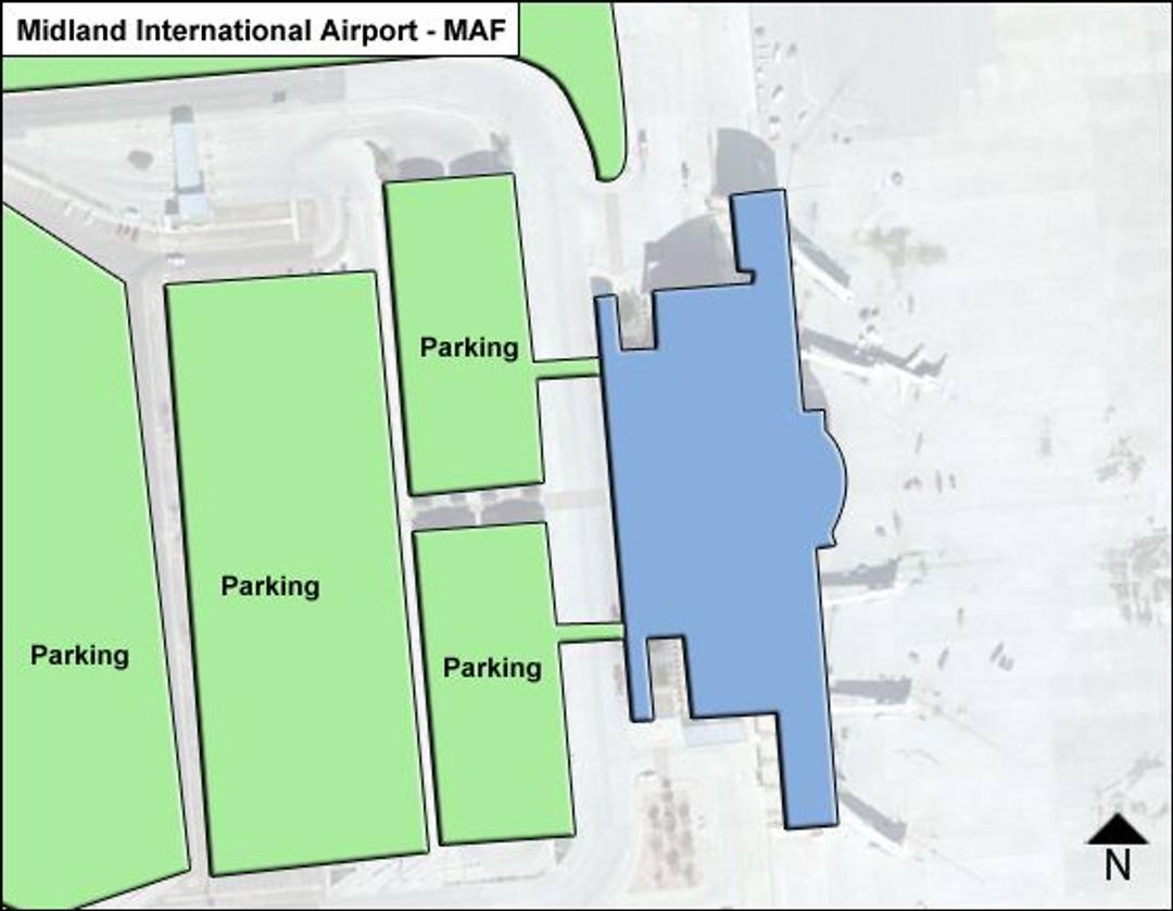 Midland Airport Map | MAF Terminal Guide