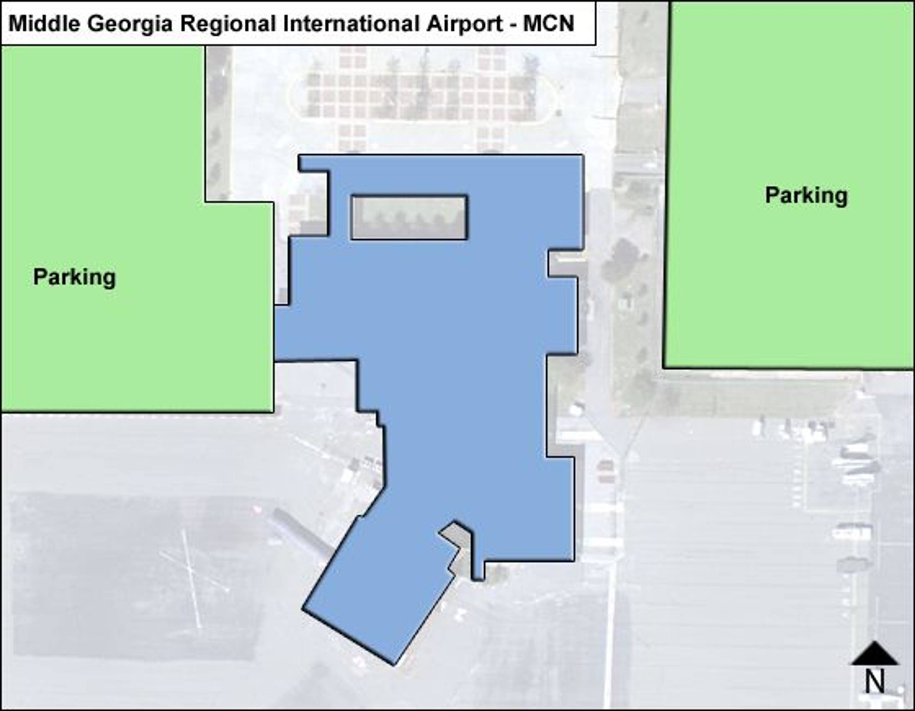 Macon Airport Overview Map