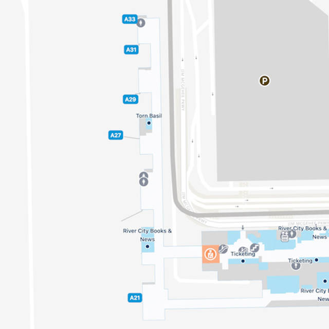 Memphis Airport Map | MEM Terminal Guide