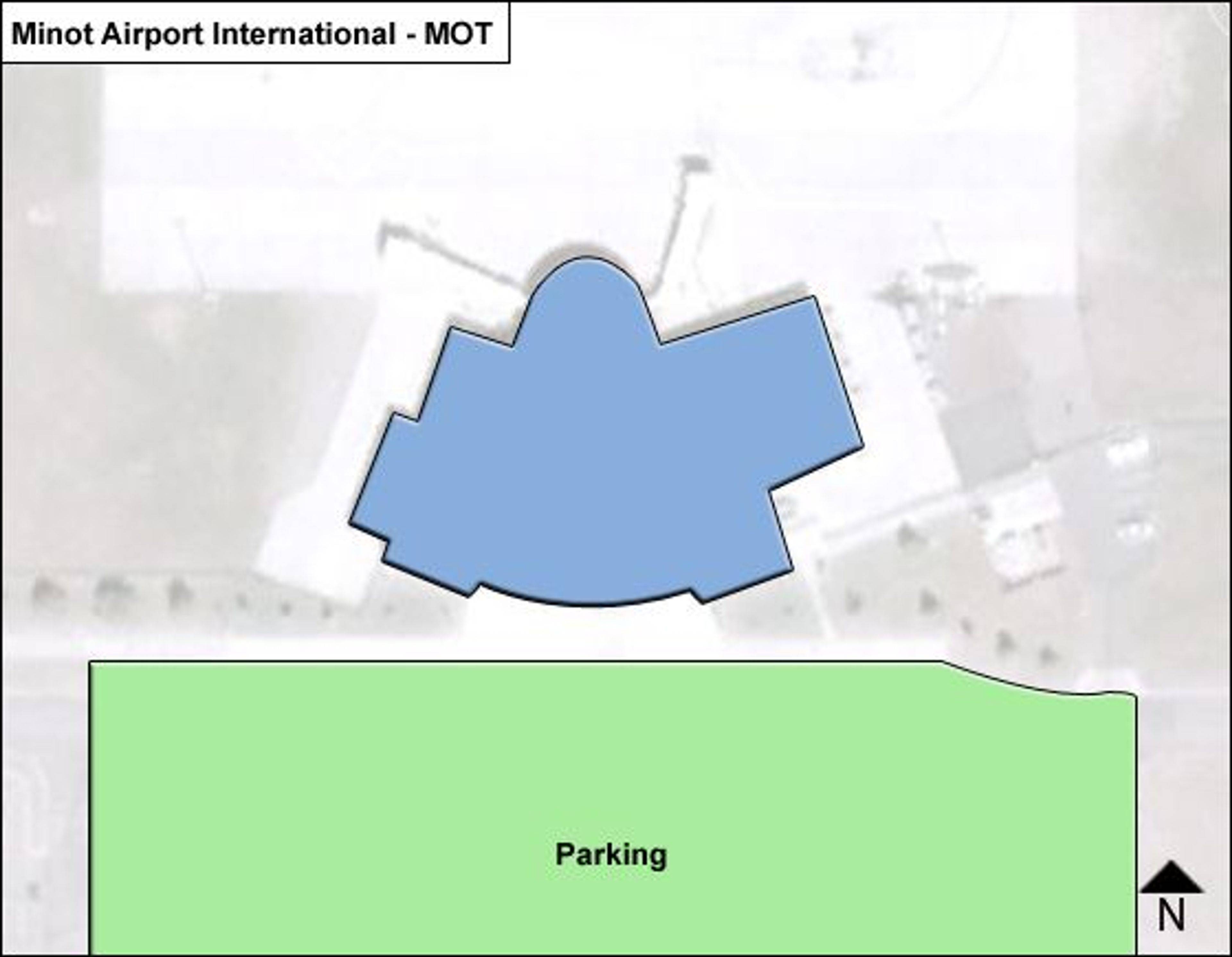 Minot Airport Overview Map