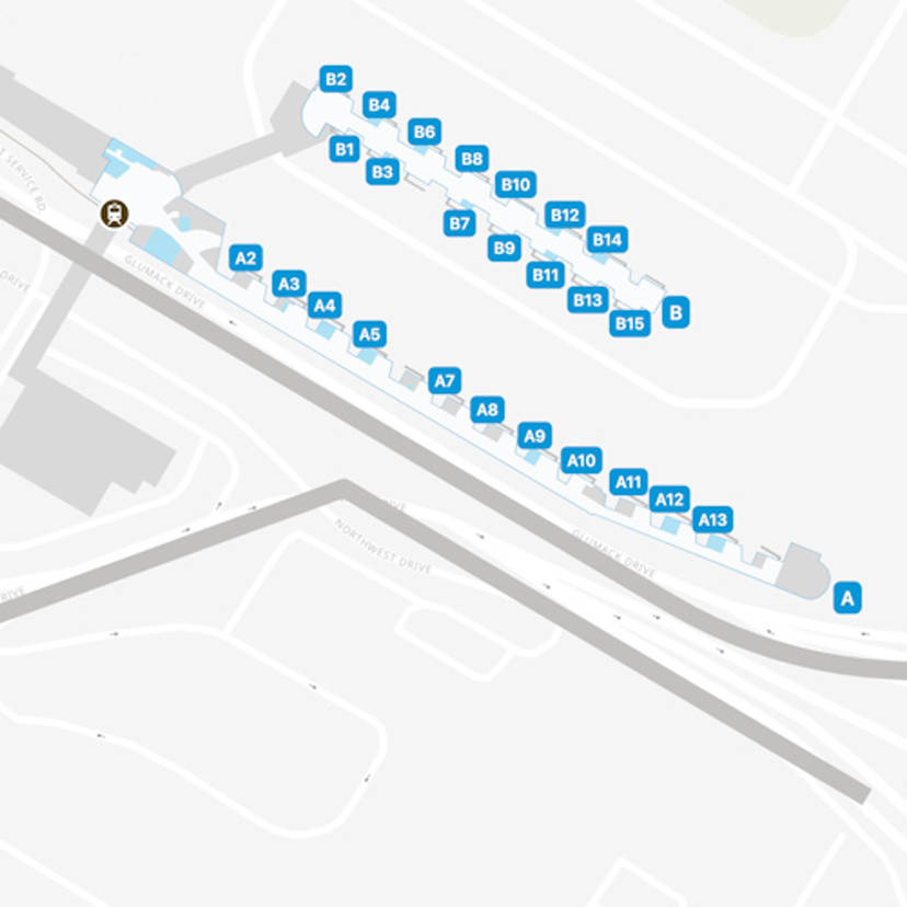 Minneapolis-St Paul Airport Map  MSP Terminal Guide